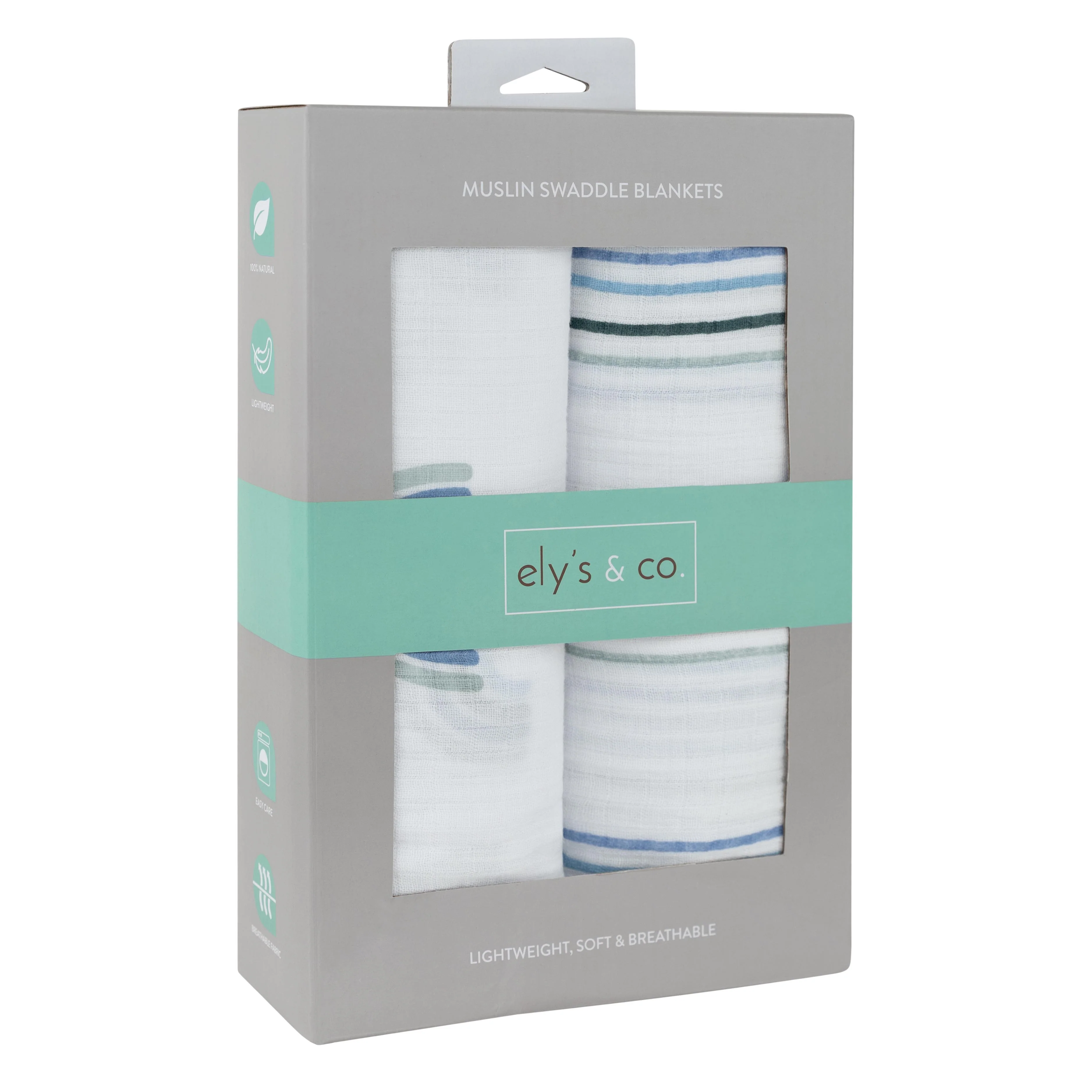 2 Pack Cotton Muslin Swaddle Blanket - Image 6