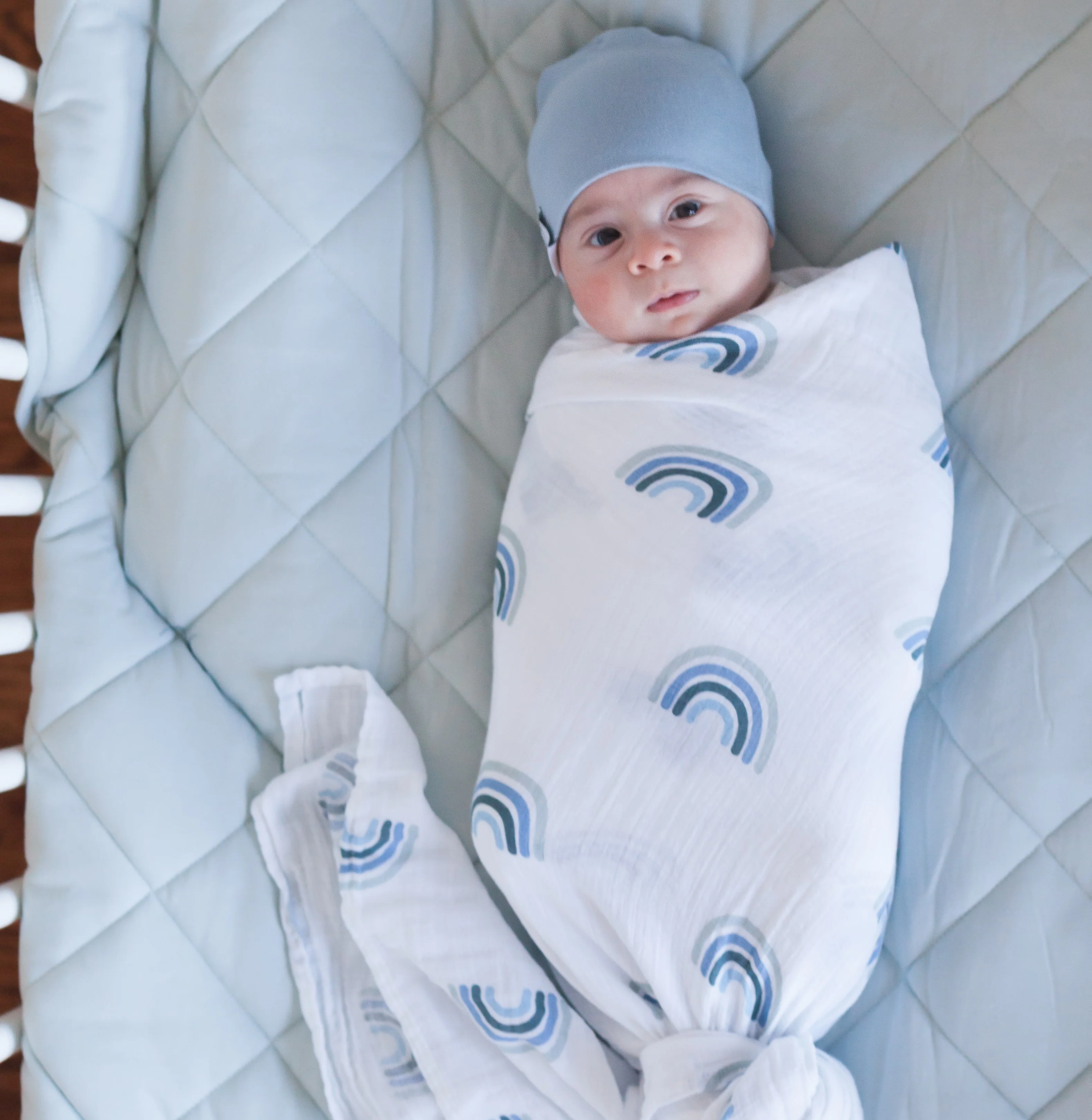 2 Pack Cotton Muslin Swaddle Blanket - Image 9