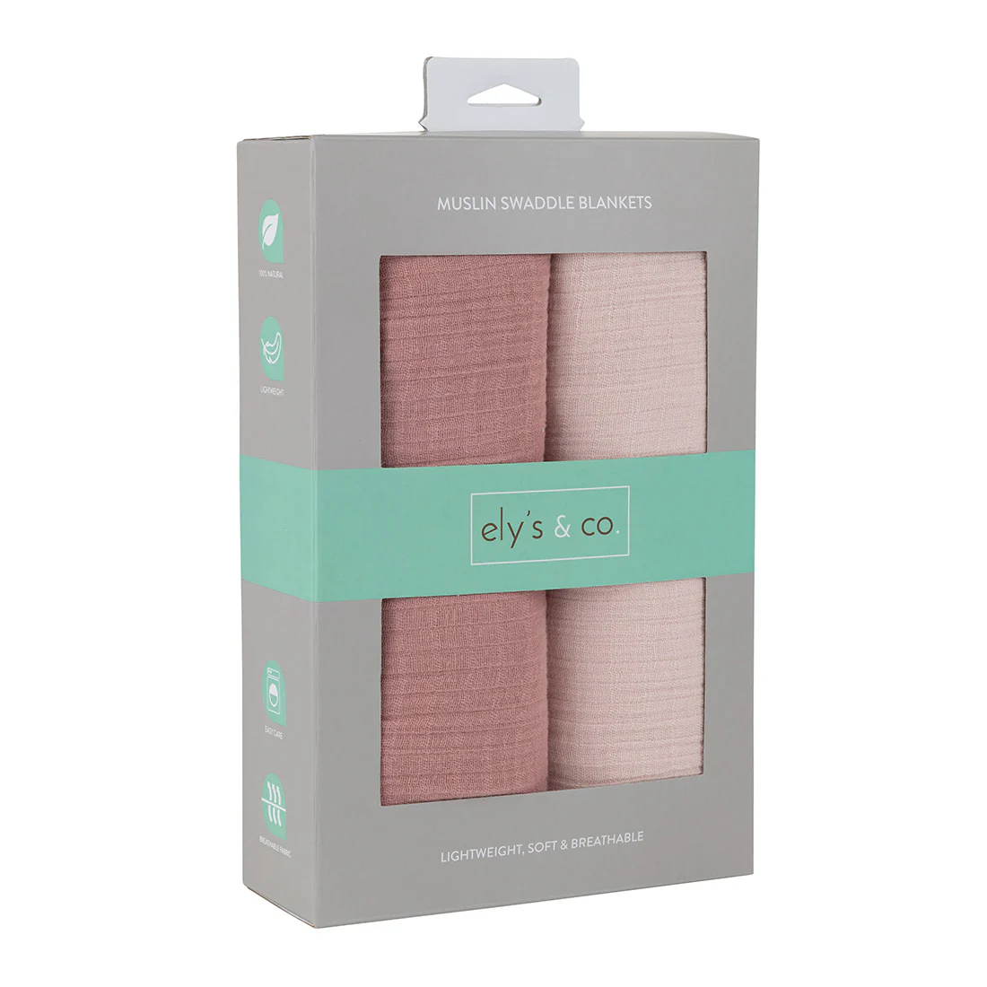 2 Pack Cotton Muslin Swaddle Blanket - Image 4