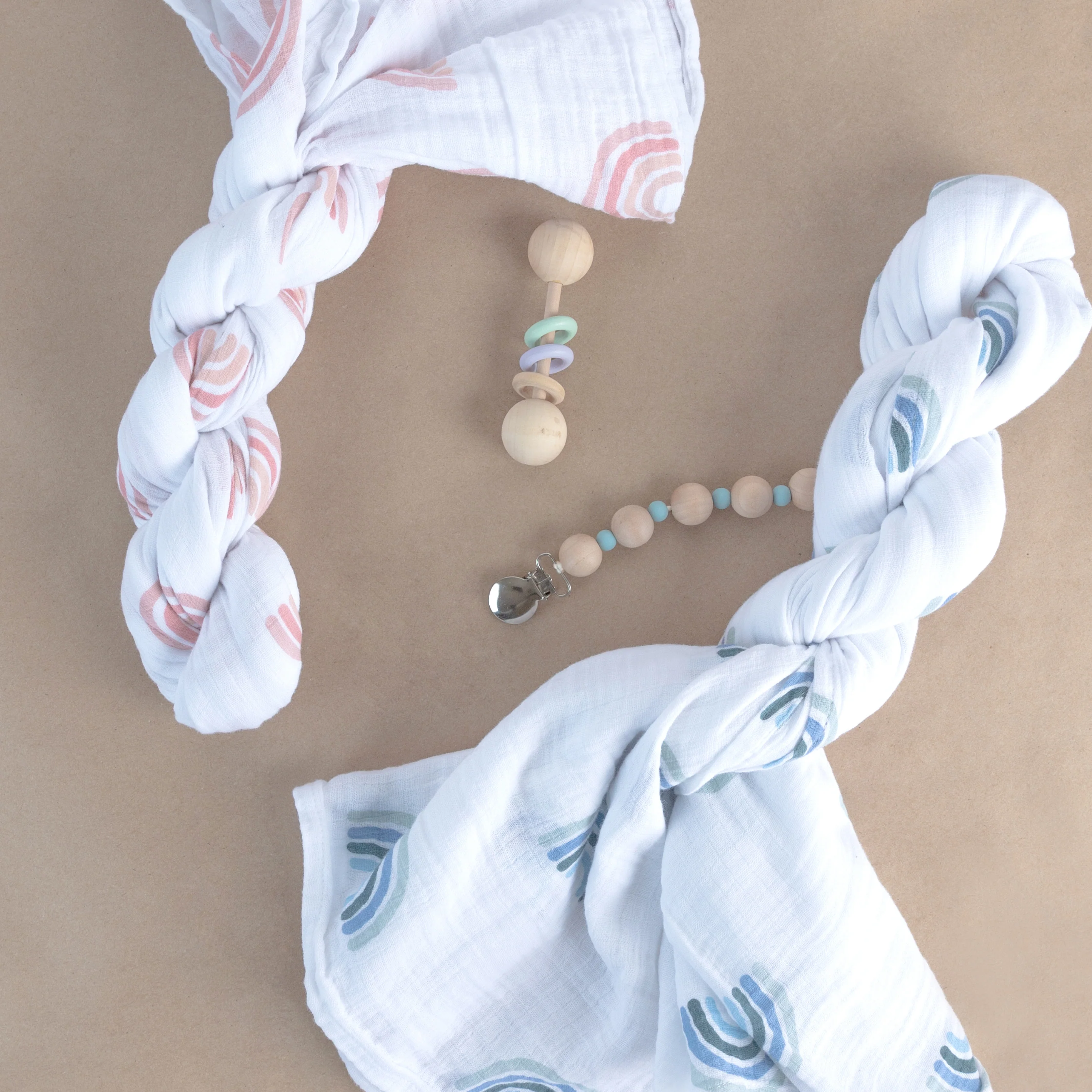 2 Pack Cotton Muslin Swaddle Blanket - Image 9