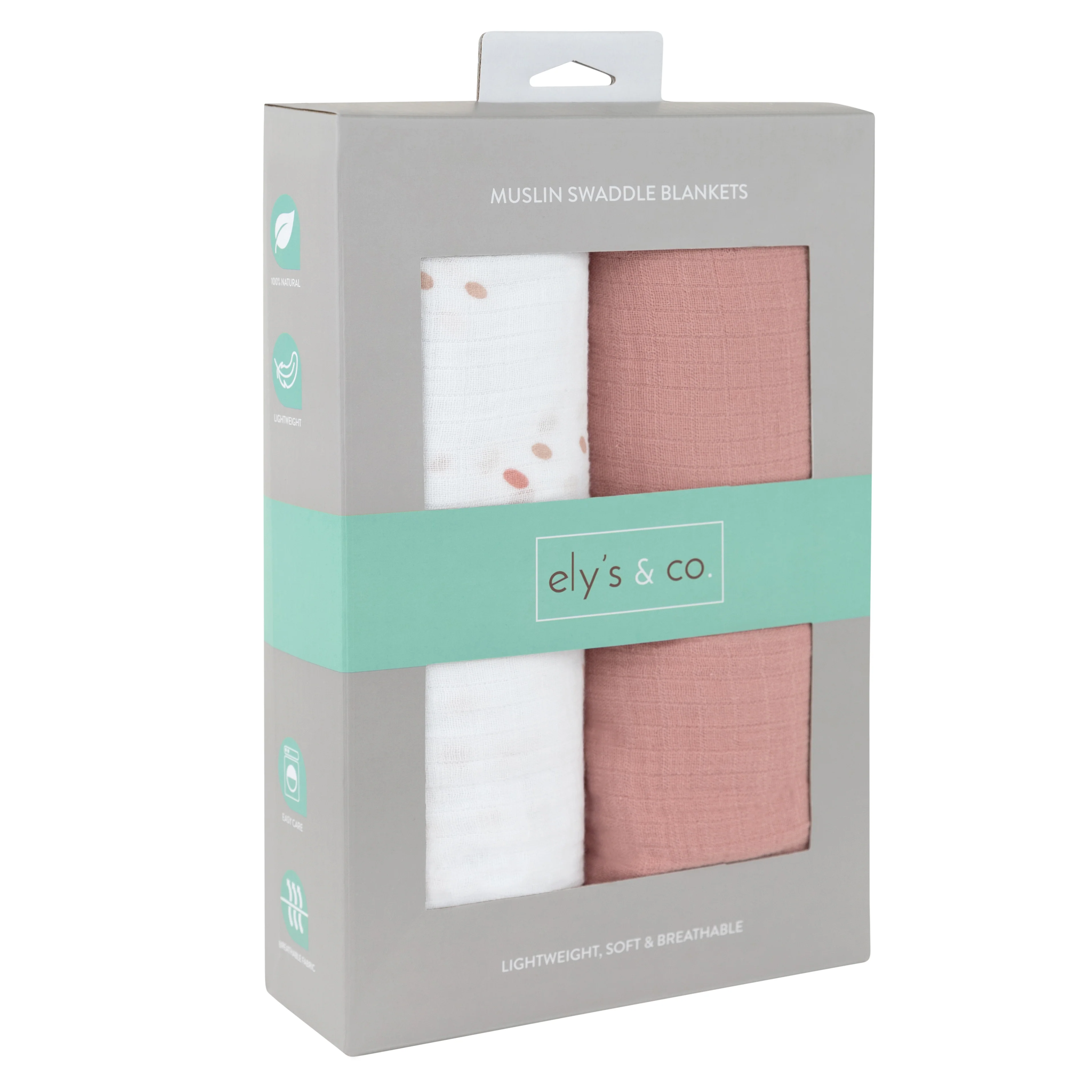 2 Pack Cotton Muslin Swaddle Blanket - Image 5