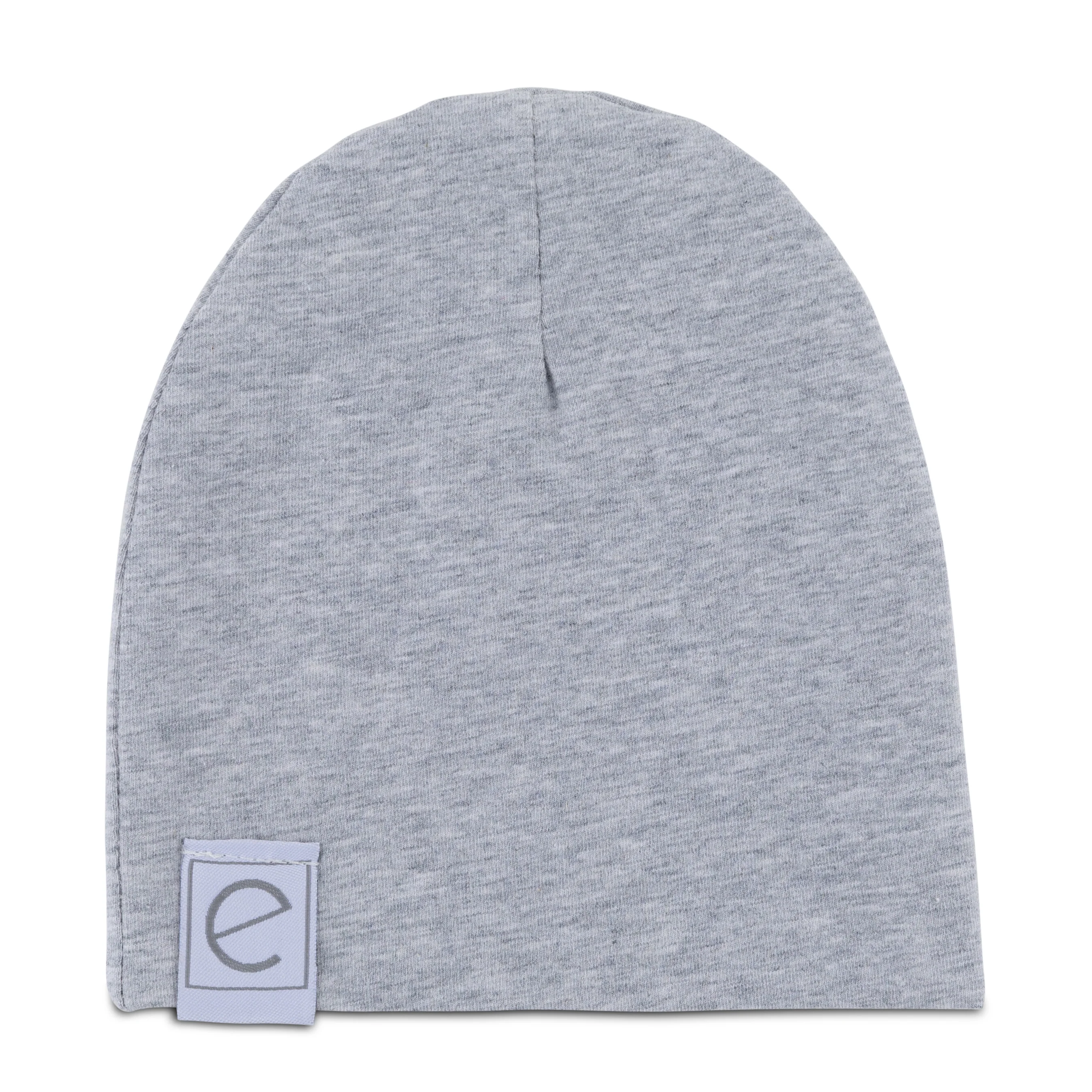 2 Pack Jersey Cotton Beanie Hat Set G/W - Image 3