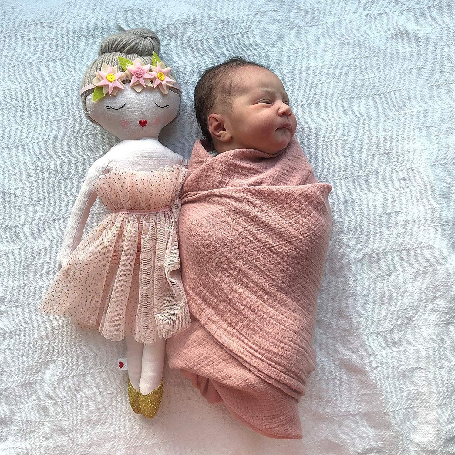 3 Pack Cotton Muslin Swaddle Blanket - Image 8