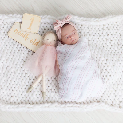 3 Pack Cotton Muslin Swaddle Blanket - Image 9