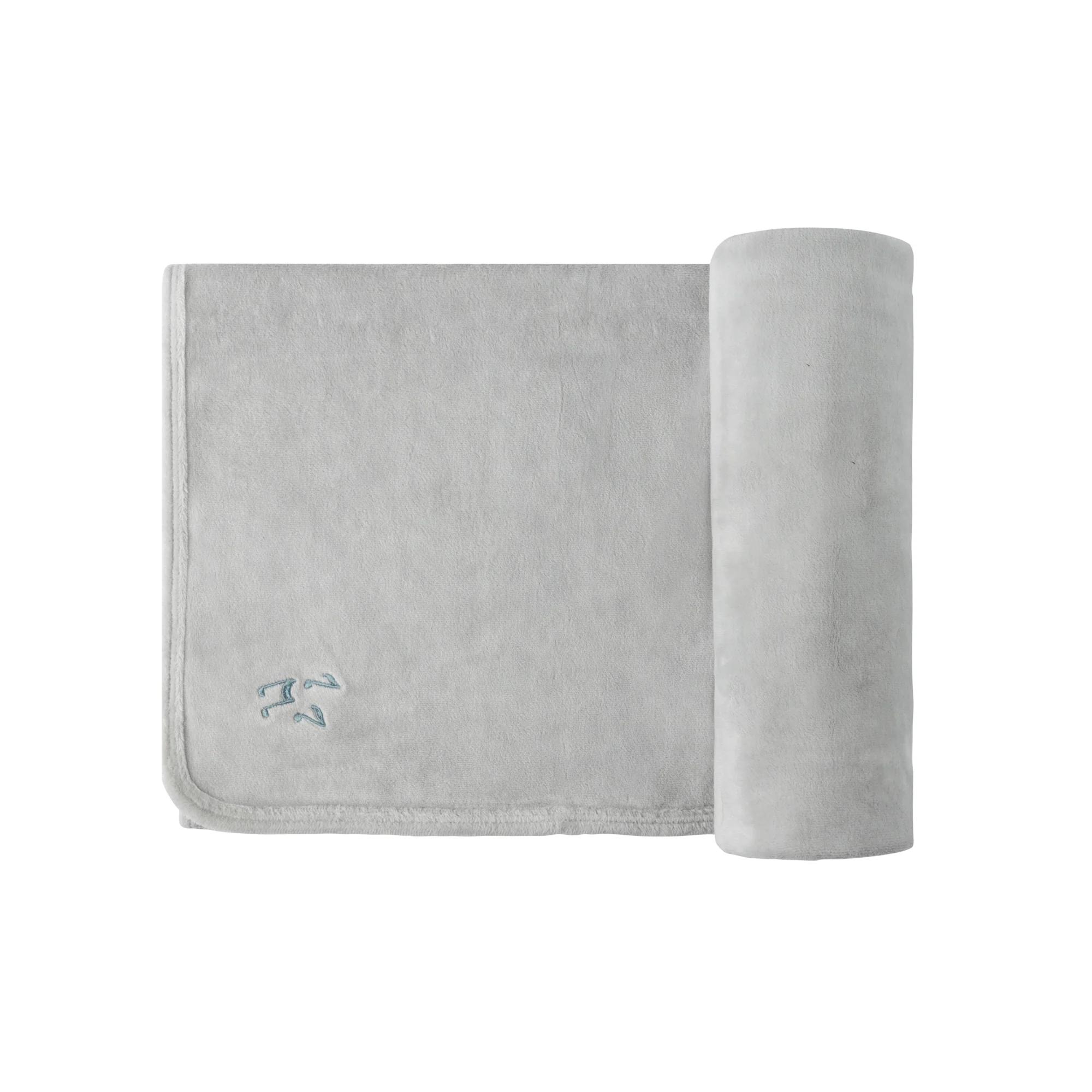 Embroidered Velour Collar Collection - Blanket
