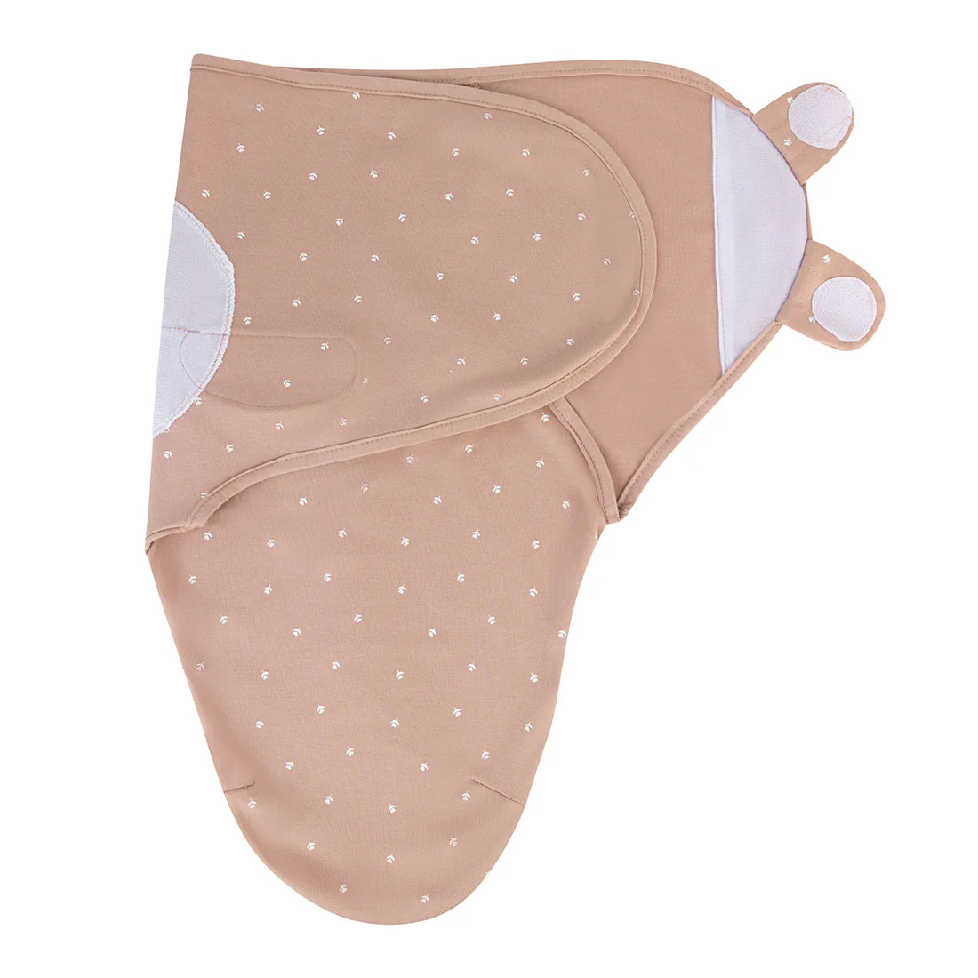 Mauve Tulips & Stripes Adjustable Swaddle Blanket - Image 8
