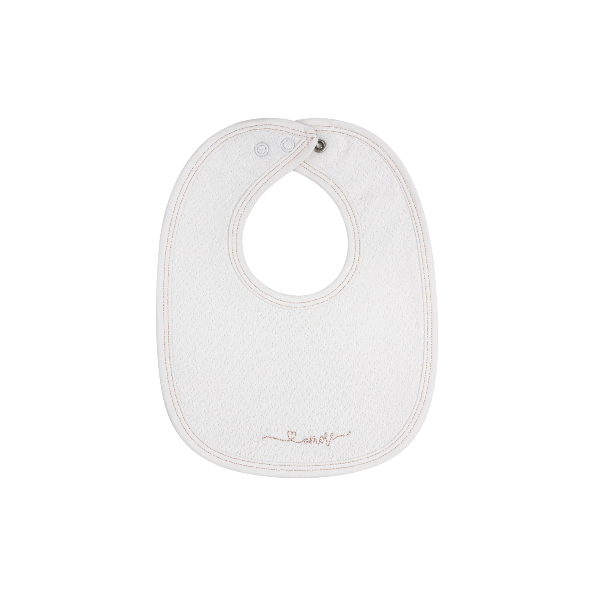 Organic Cotton Amore Pointelle Collection - Bib - Image 3