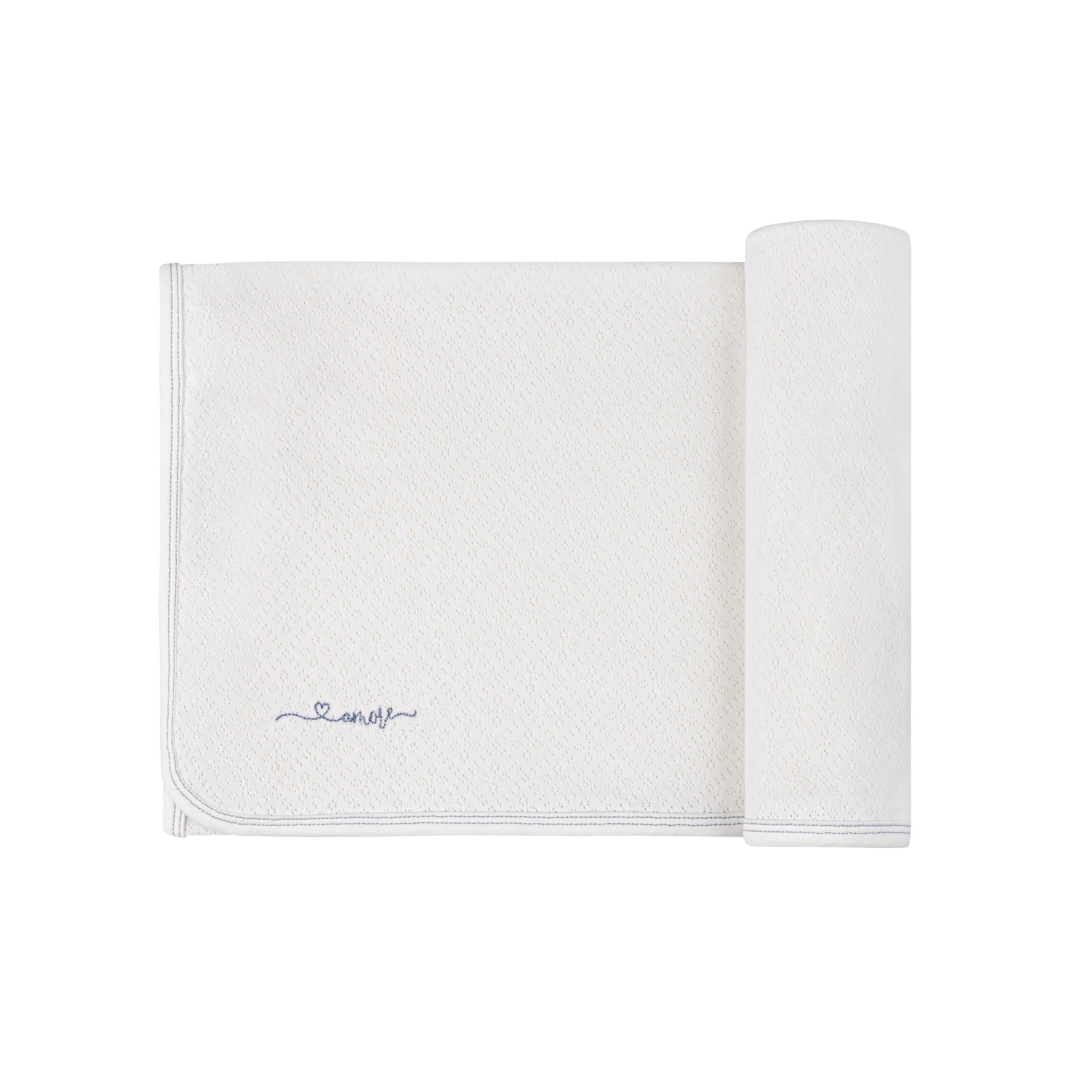 Organic Cotton Amore Pointelle Collection - Blanket