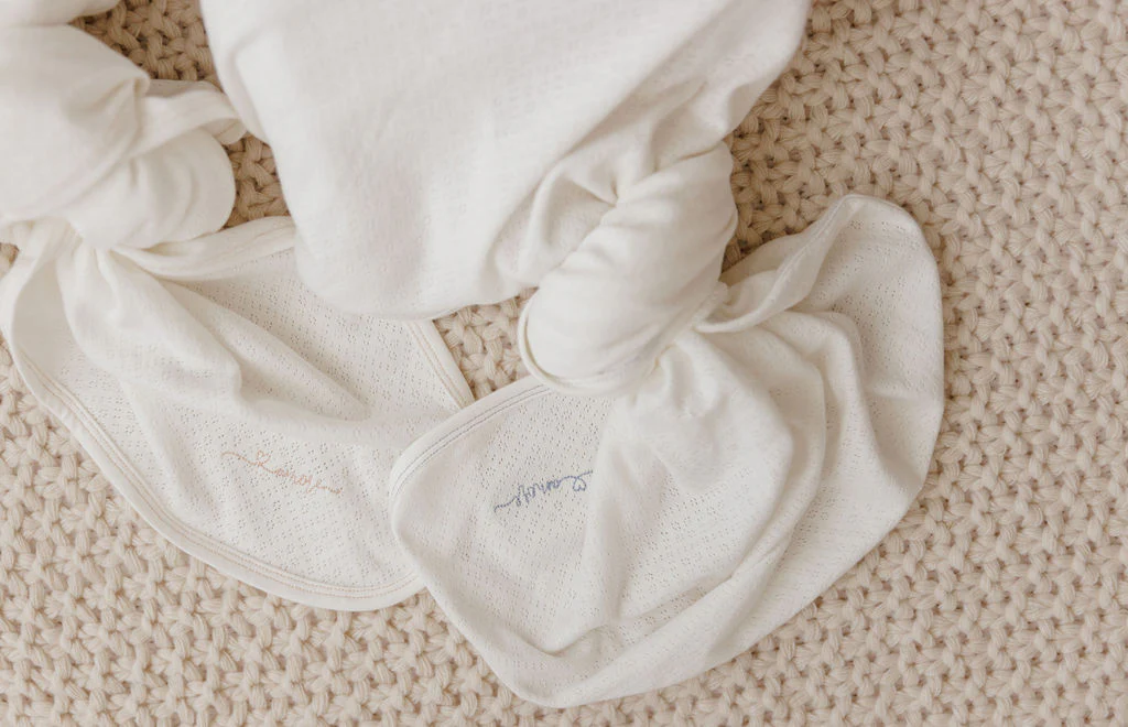 Organic Cotton Amore Pointelle Collection - Blanket - Image 6