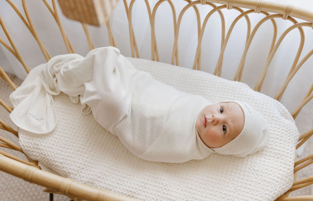 Organic Cotton Amore Pointelle Collection - Blanket - Image 9