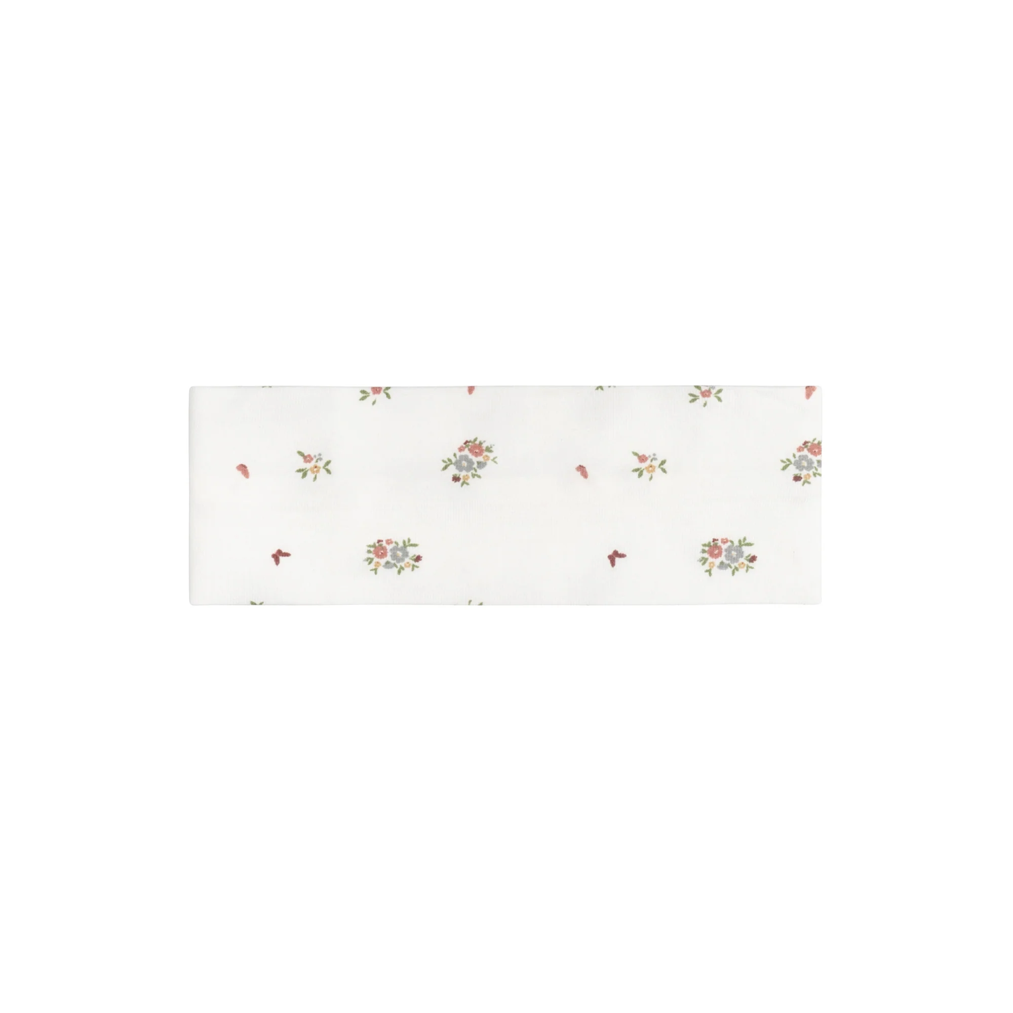 Girls Headband – Ivory Pink – Floral Print