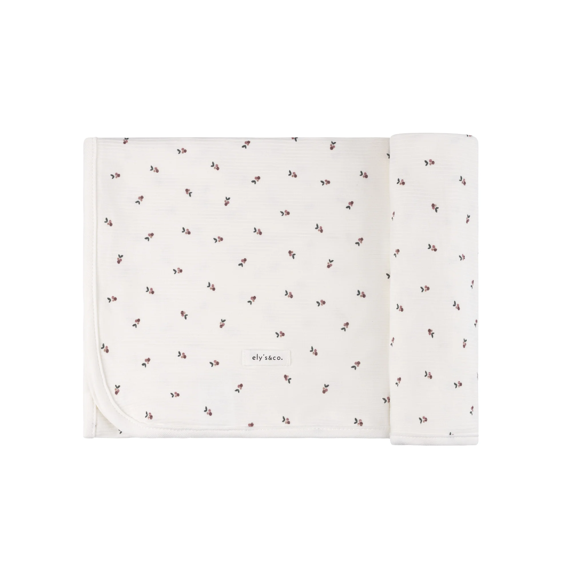 Ivory/Plum Berry Blanket