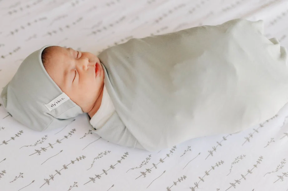 Modal Swaddle & Beanie Set in Gift Box - Image 11