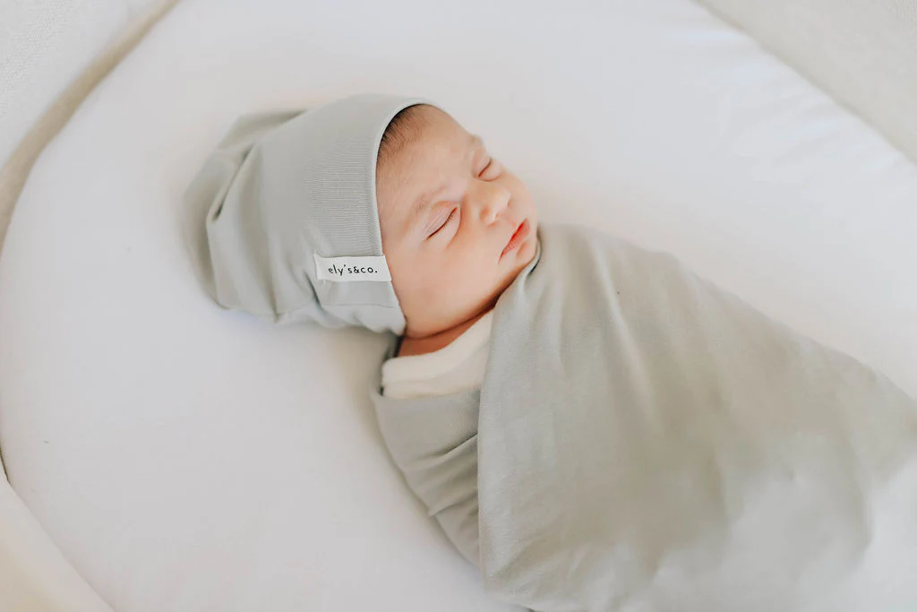 Modal Swaddle & Beanie Set in Gift Box - Image 9