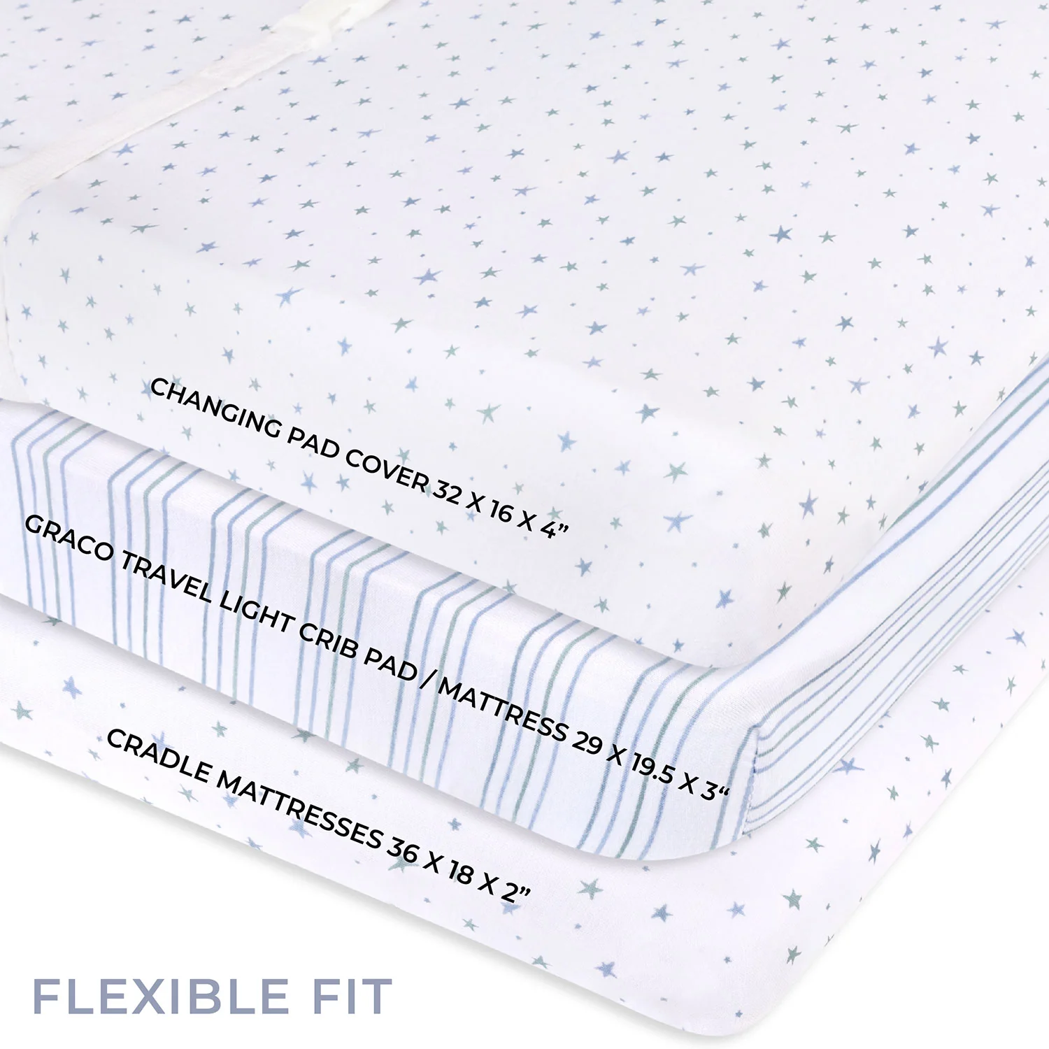Changing Pad Cover | Cradle Sheet Set - Image 4