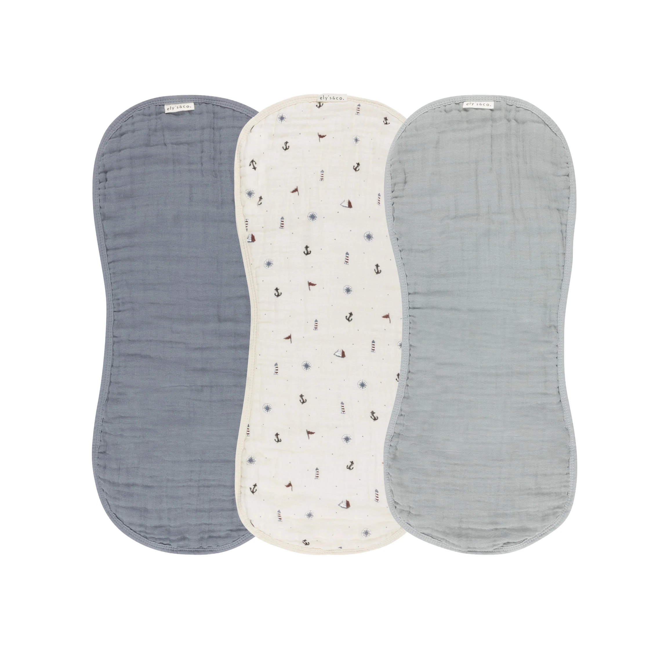 3 Pack Muslin Burp Cloth