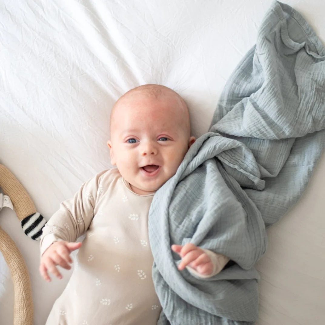 2 Pack Cotton Muslin Swaddle Blanket - Image 6