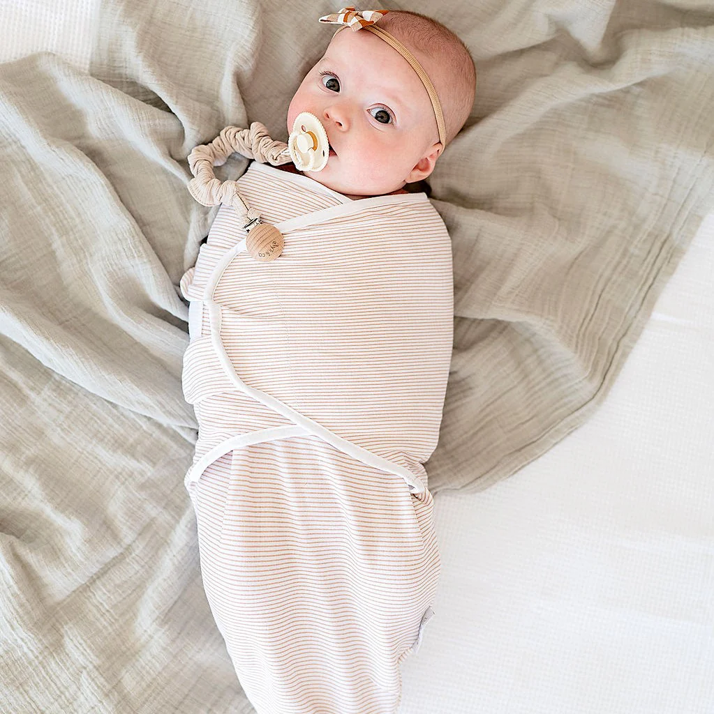2 Pack Cotton Muslin Swaddle Blanket - Sage Pear - Image 4