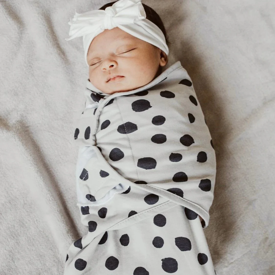 Grey Abstract Adjustable Swaddle Blanket | 3 Pack - Image 10