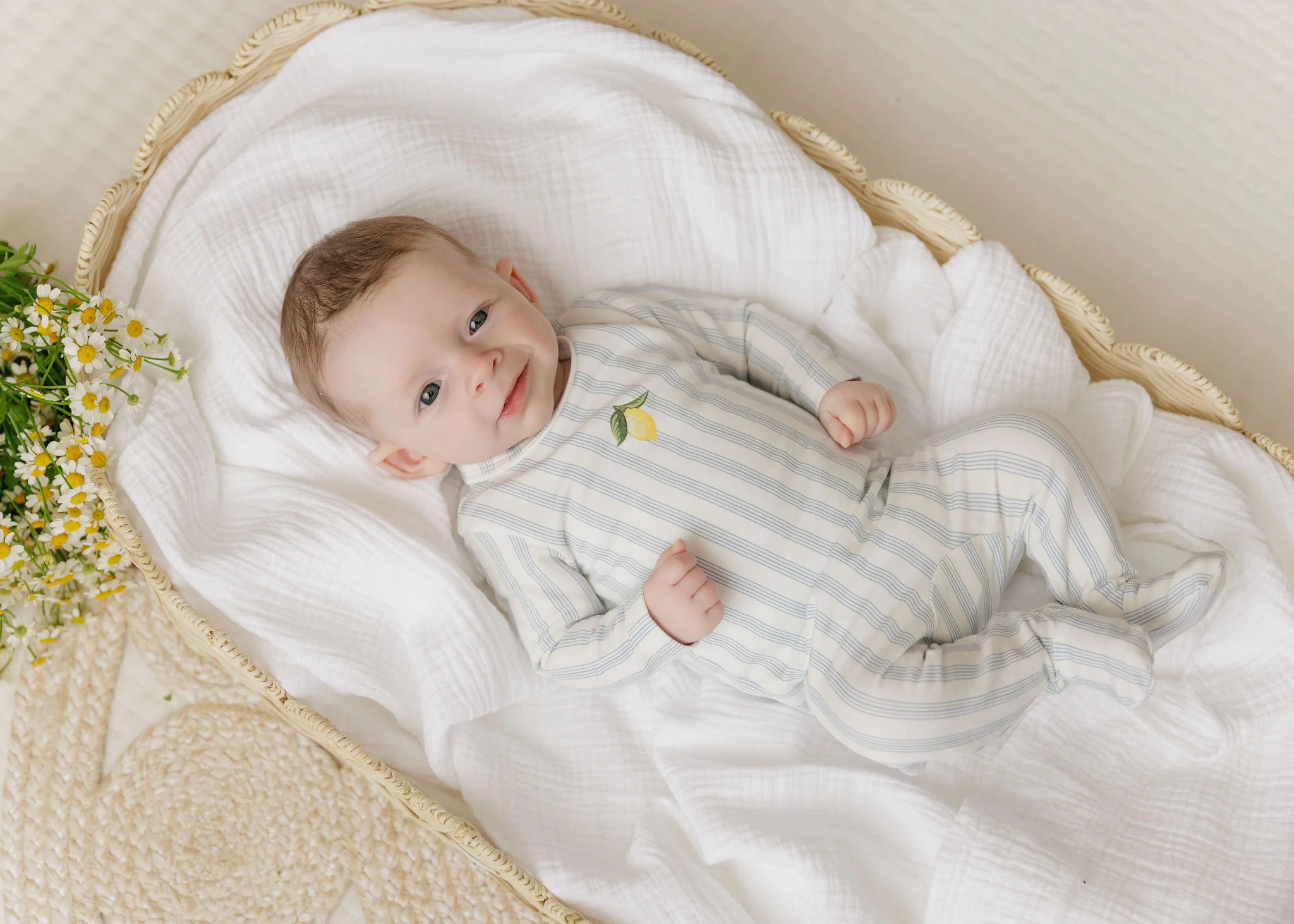Baby Boy Bib – Lemon - Image 3