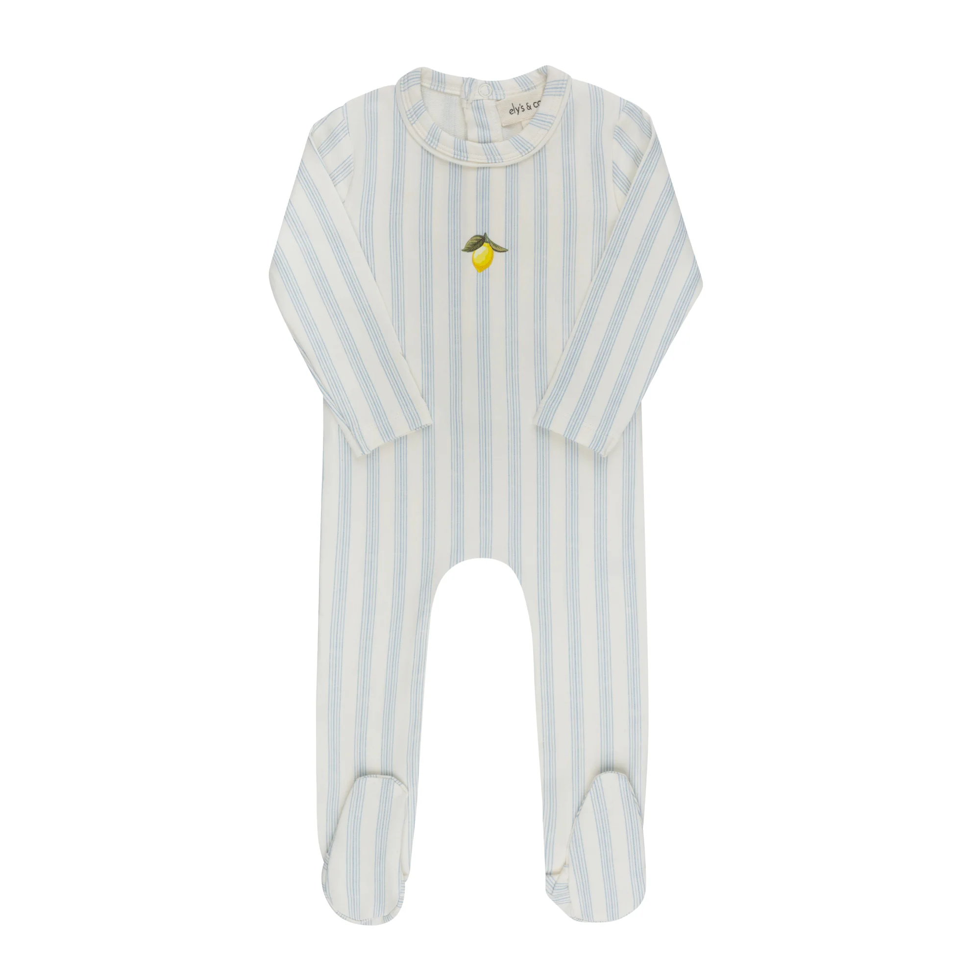 Baby Boy Footie – Lemon