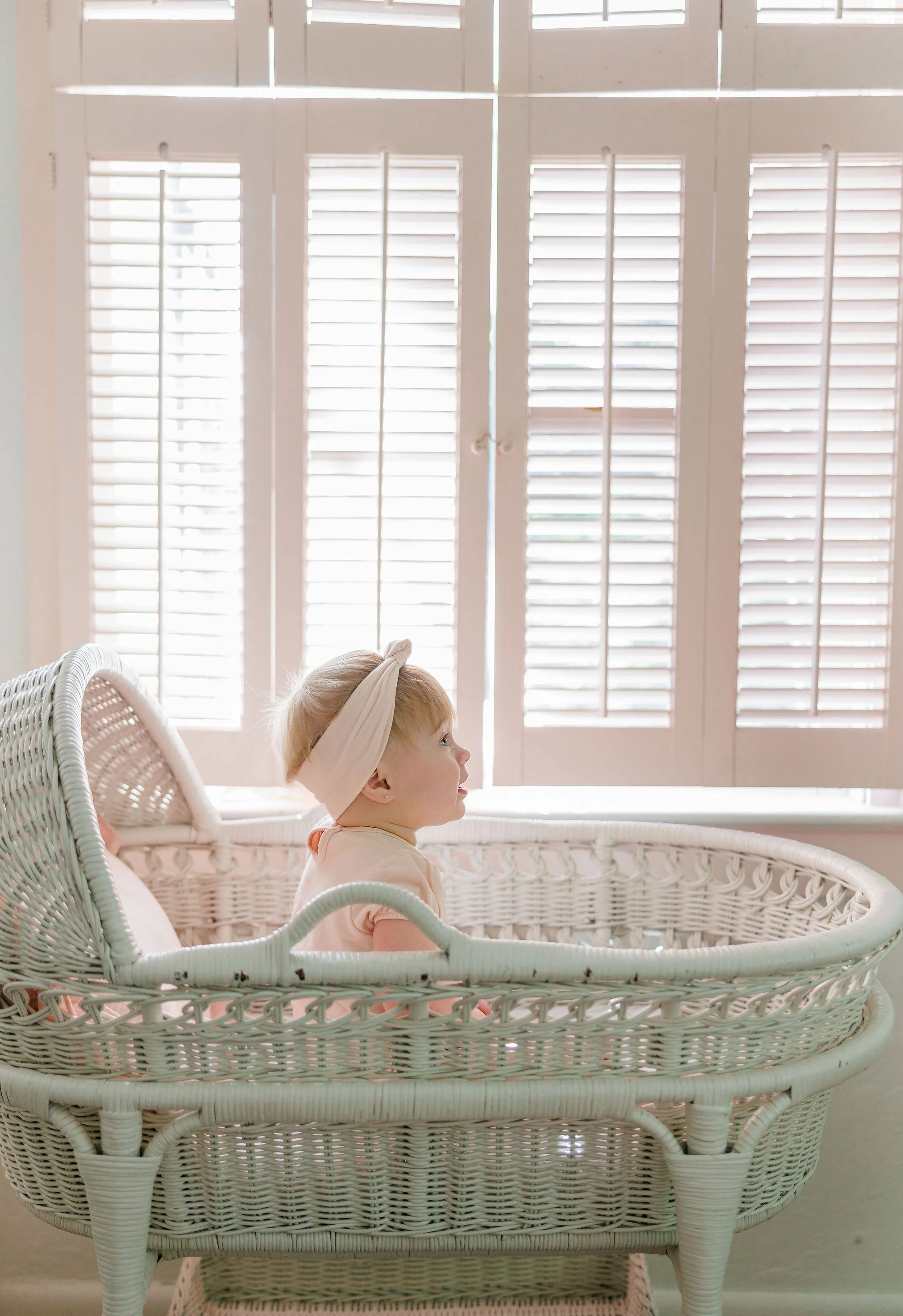 Baby Girl Footie and Bonnet – Pink – Playful Mouse - Image 3