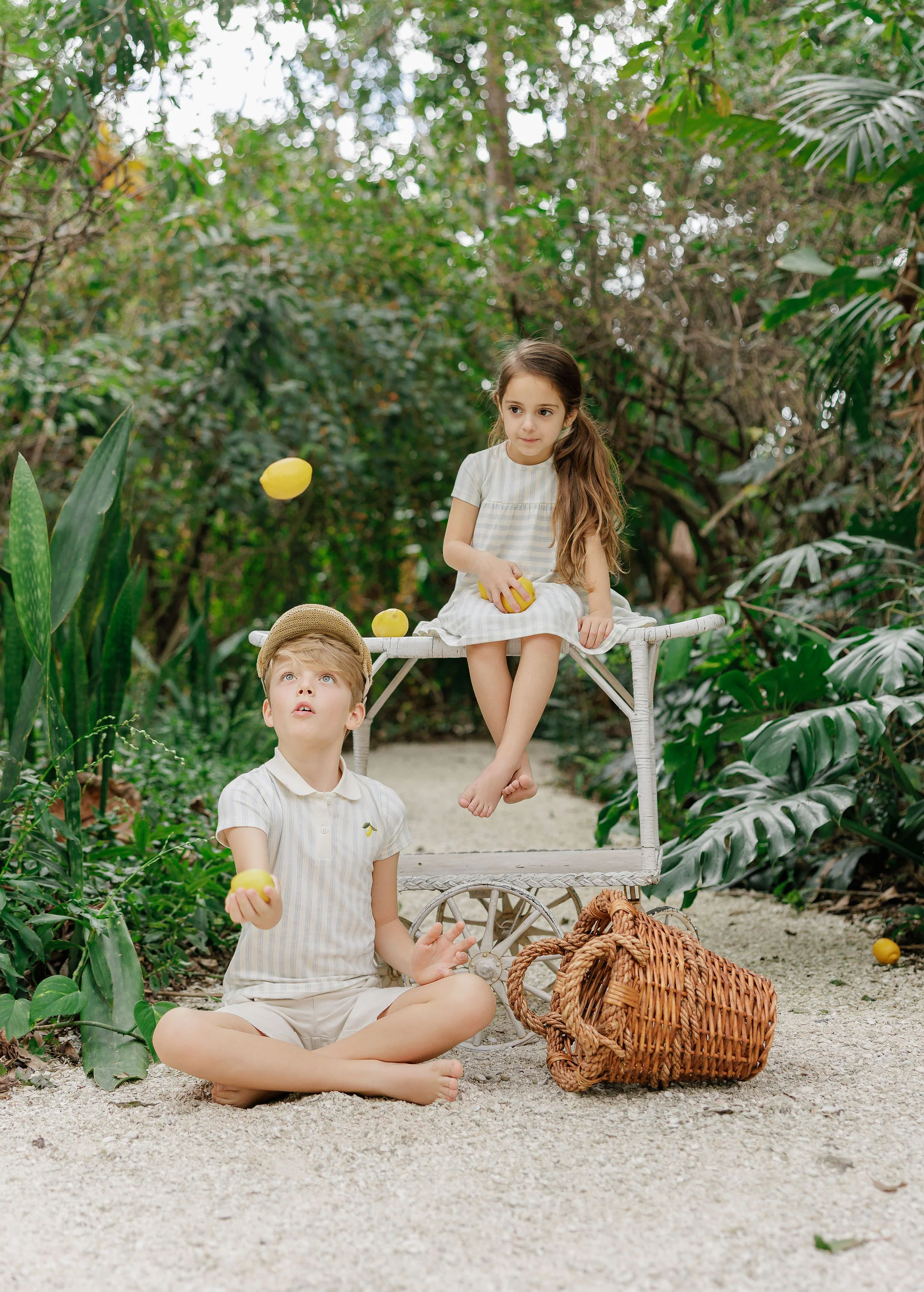 Girls Short Sleeve Dress – Lemon - Image 3
