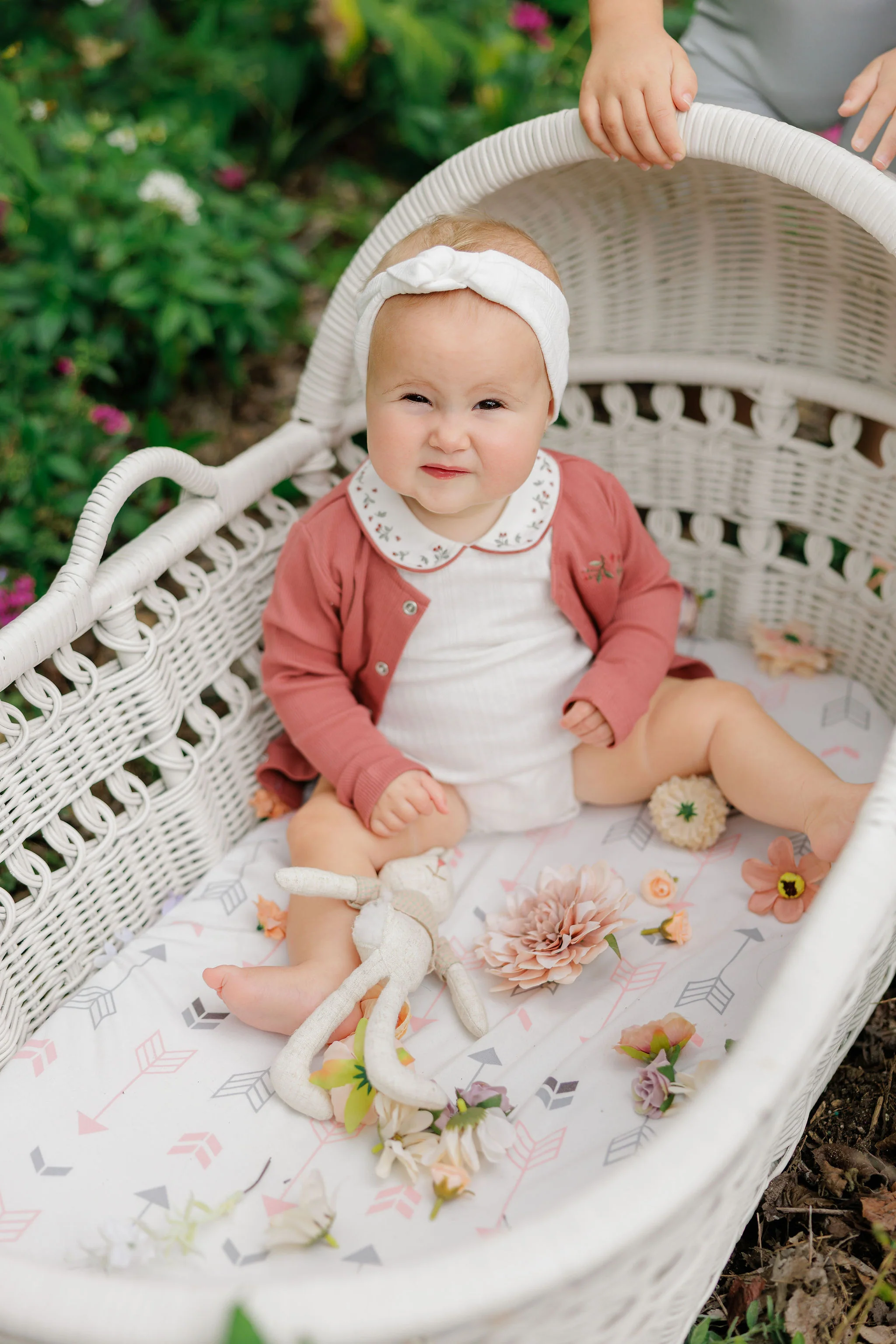 Girls Cardigan – Dark Pink – Embroidered - Image 4
