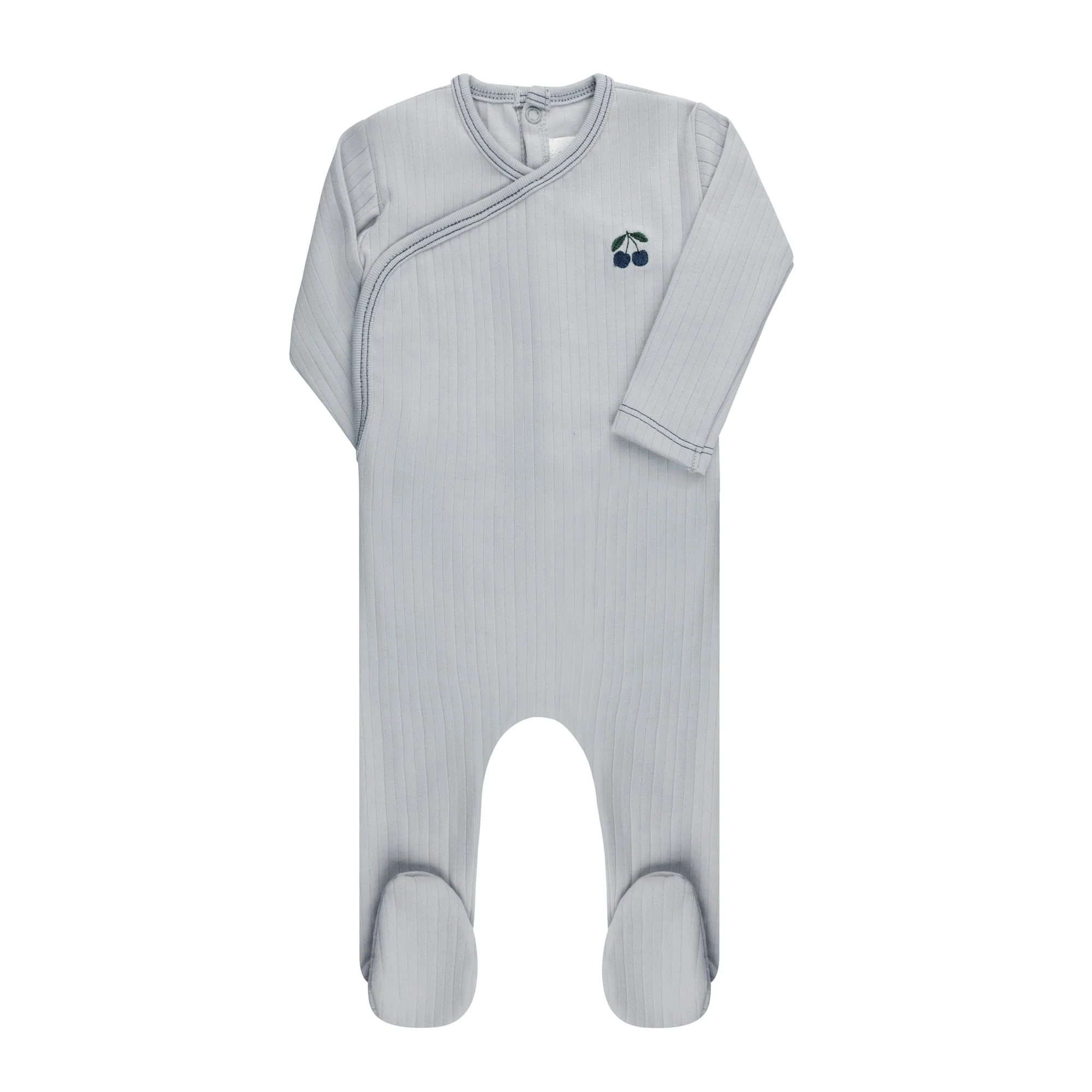Embroidered Cherry Collection - Footie - Image 7
