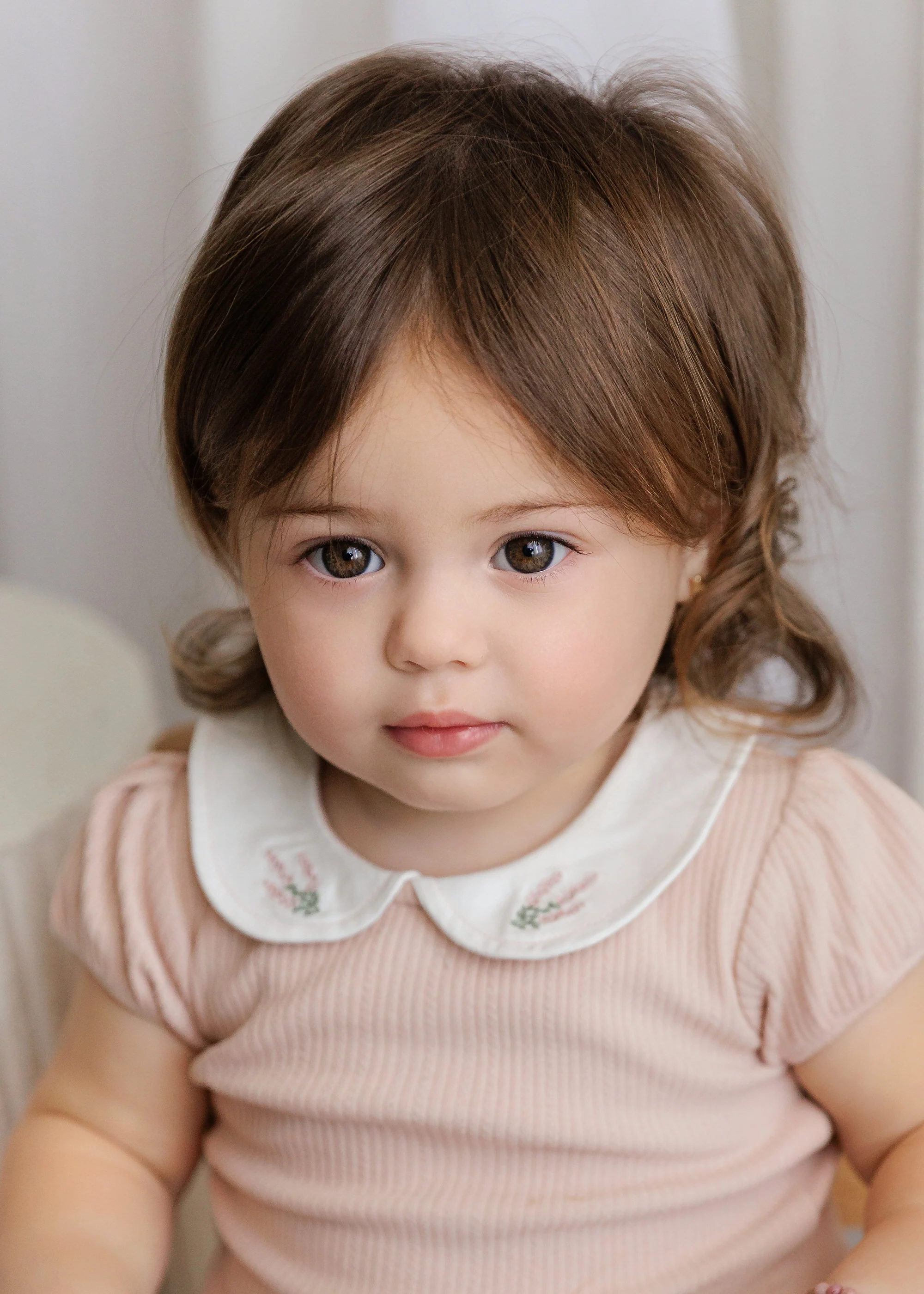 Organic Cotton Embroidered Collar Collection - Two Piece Set - Image 4