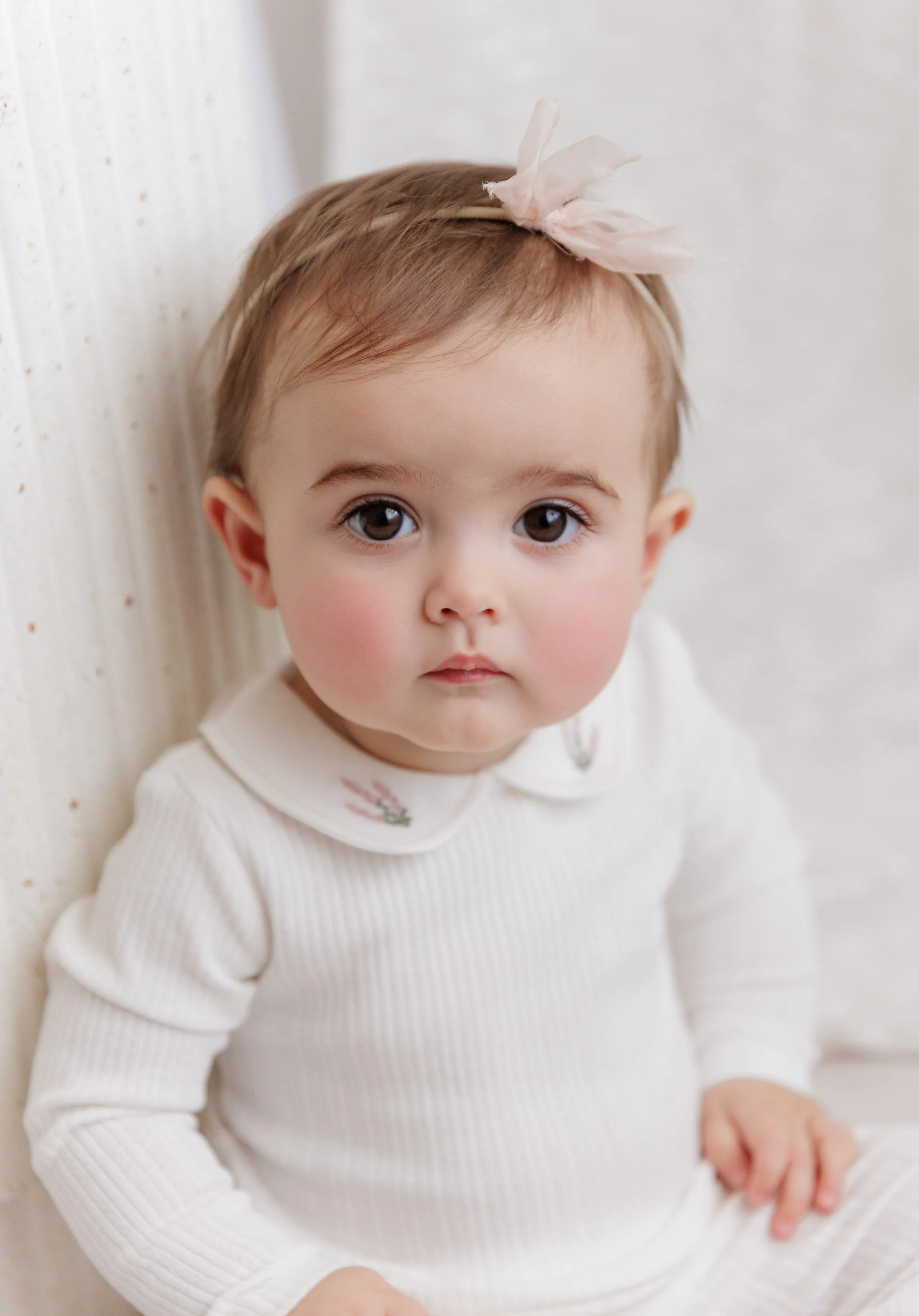 Organic Cotton Embroidered Collar Collection - Bib - Image 2