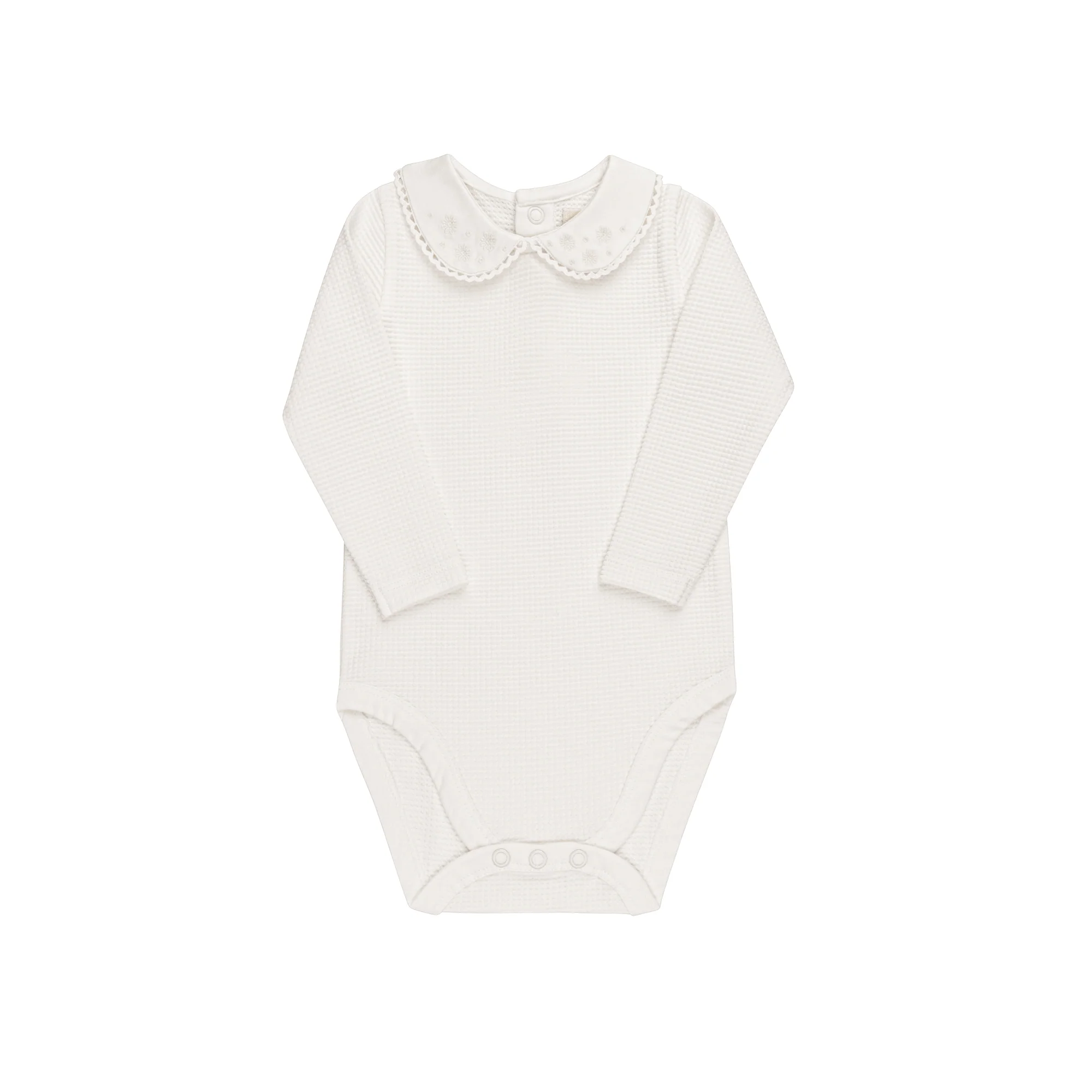 Embroidered Collar Collection - Bodysuit and Overalls - Image 3