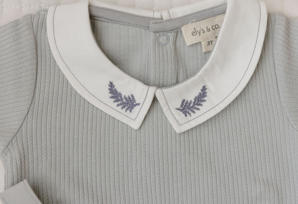 Organic Cotton Embroidered Collar Collection - Take Me Home Set - Image 12