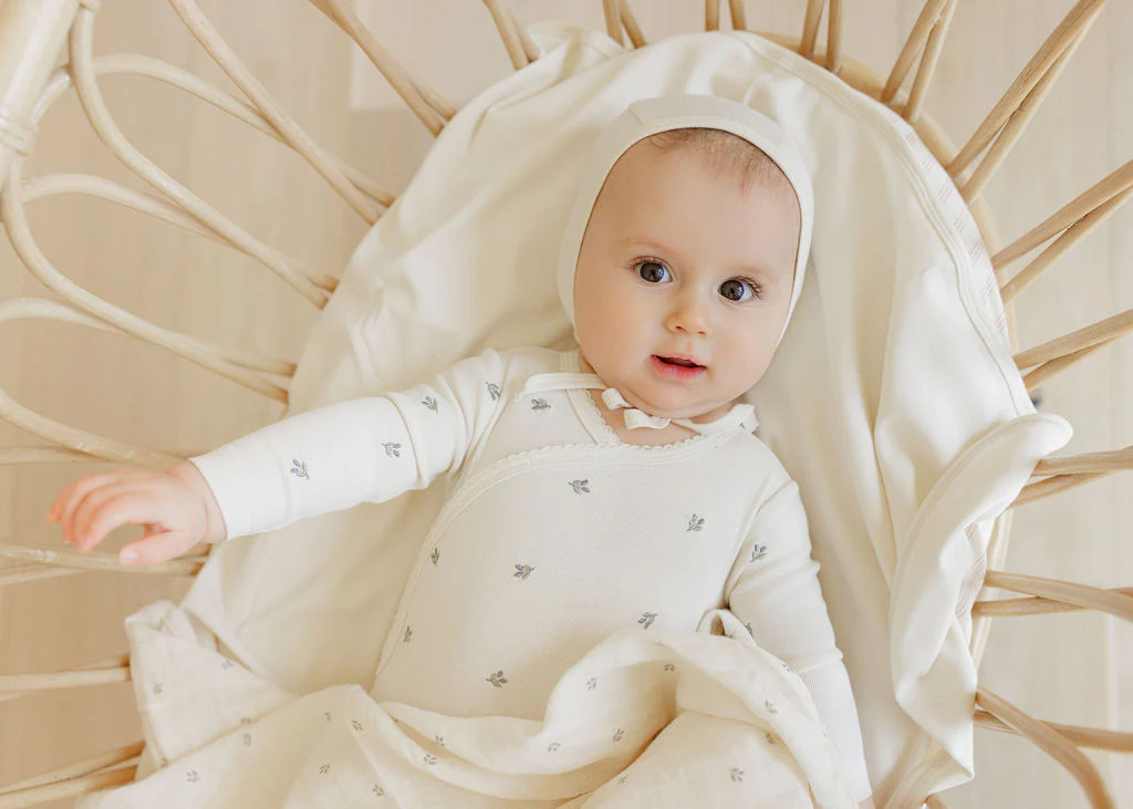 Embroidered Collection - Muslin Swaddle - Image 3
