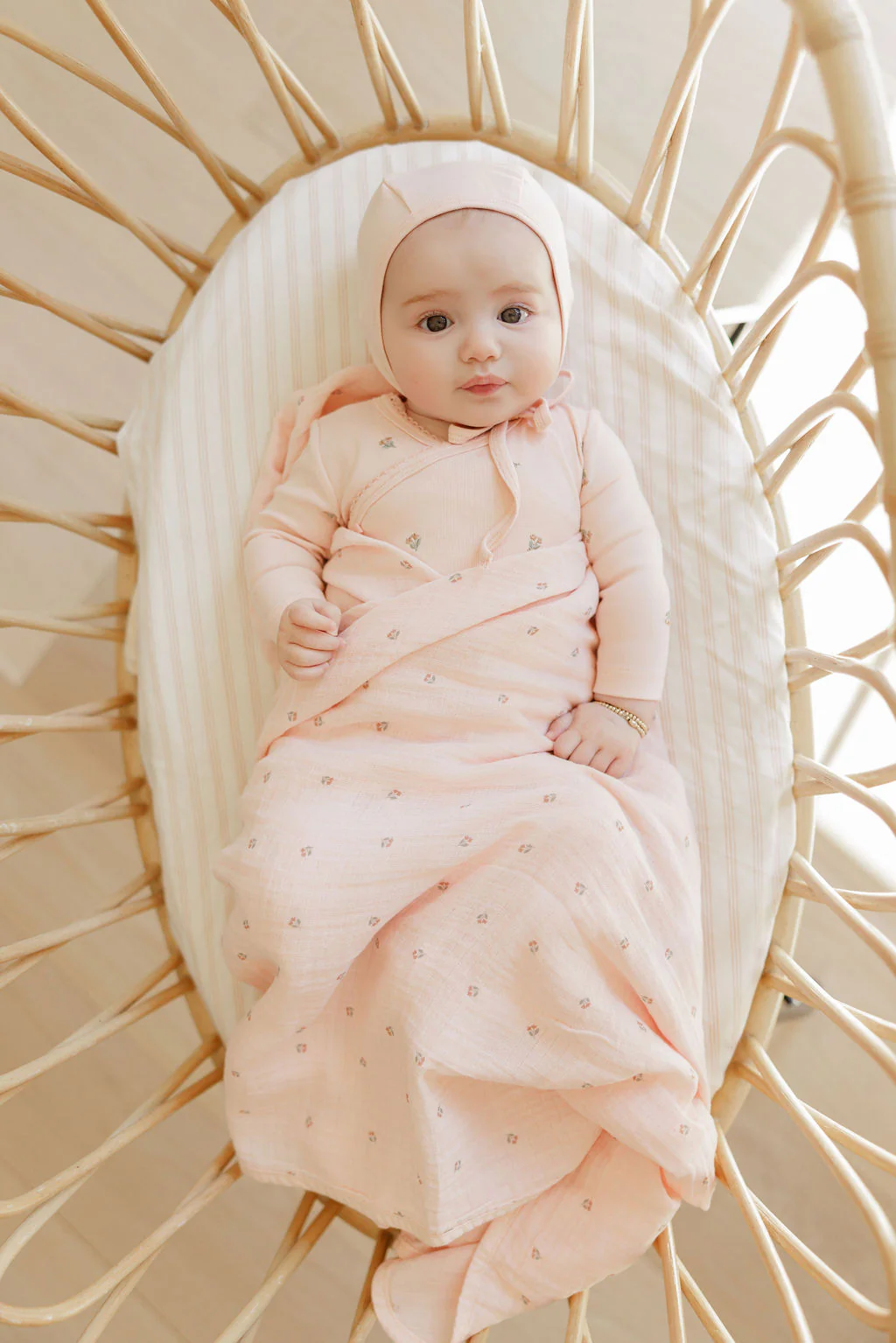 Embroidered Collection - Muslin Swaddle - Image 5
