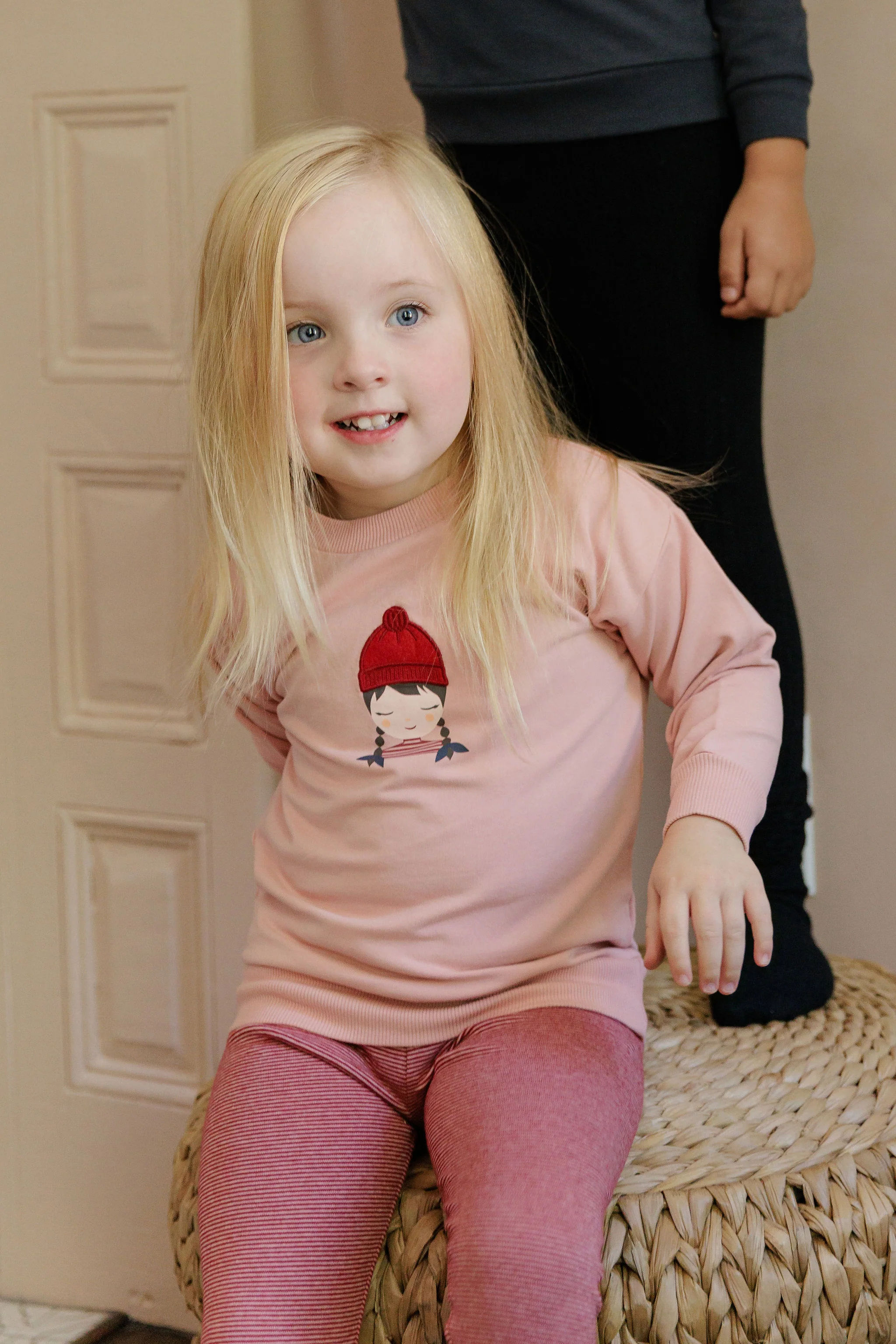 French Terry Autumn Kids Collection - Sweatshirt and Leggings - Image 2