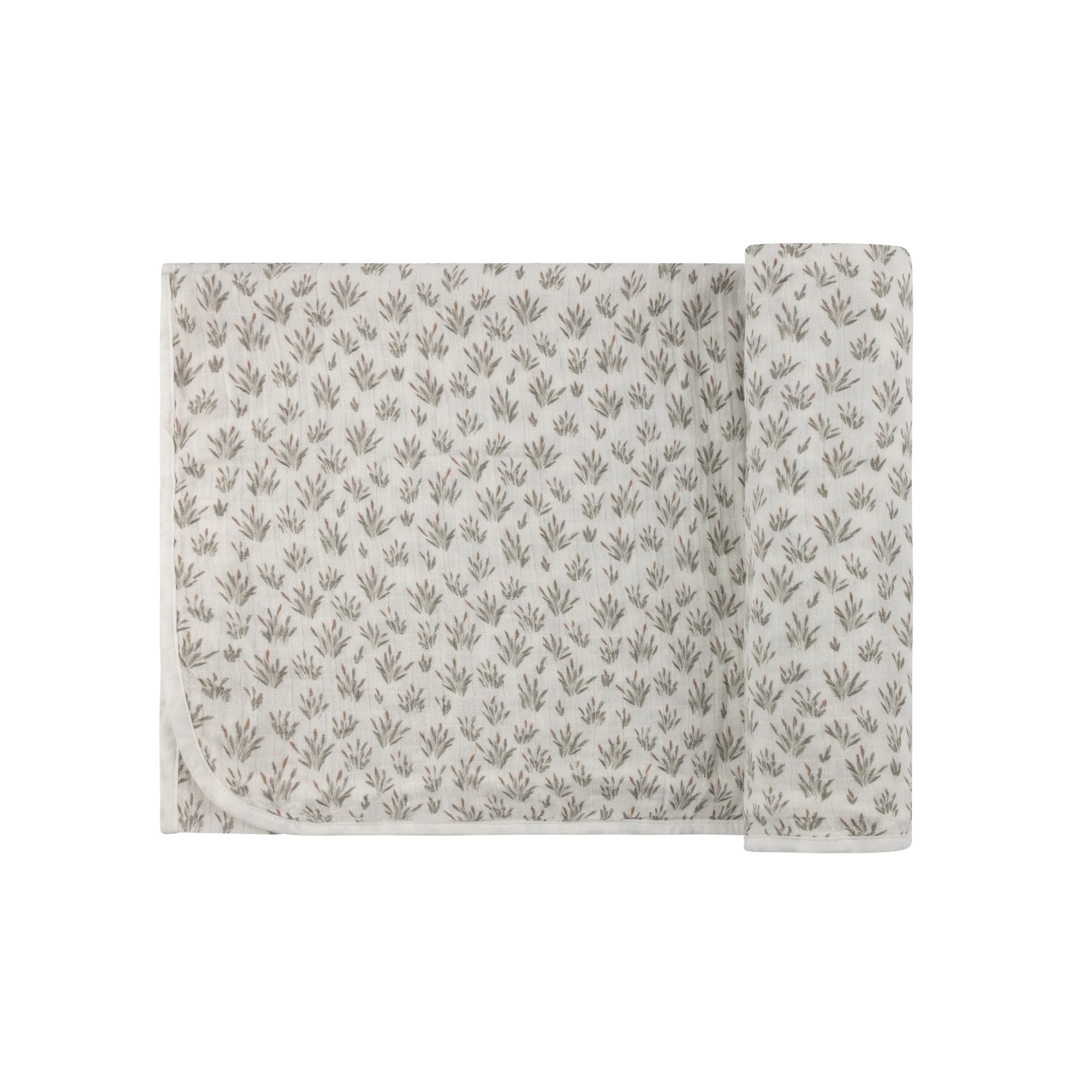 French Terry Blooms Collection - Muslin Swaddle - Image 2