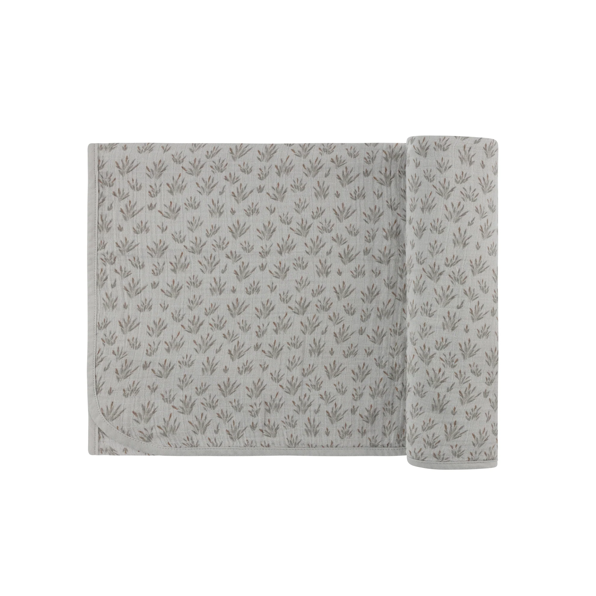 French Terry Blooms Collection - Muslin Swaddle - Image 3