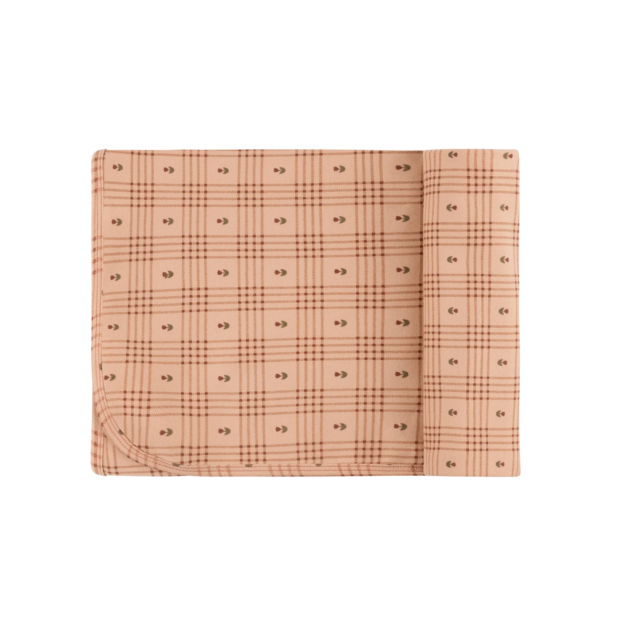 Cotton Floral Plaid Collection - Blanket