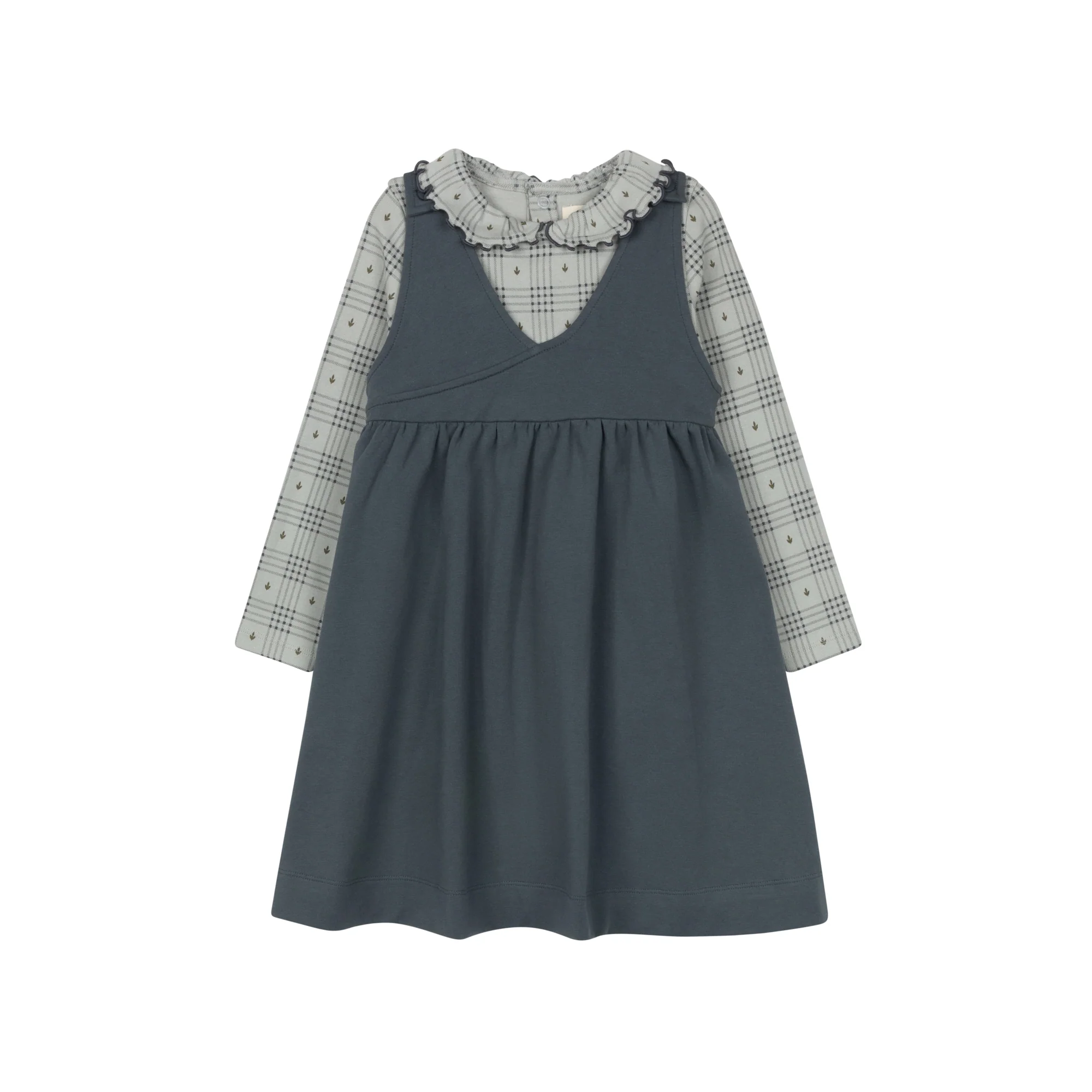 Cotton Floral Plaid Collection - Jumper - Image 3