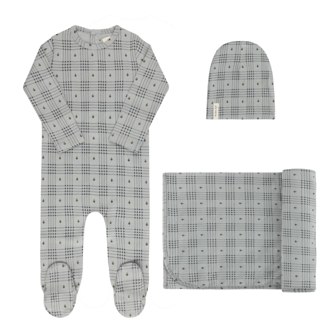 Cotton Floral Plaid Collection - Take Me Home Set