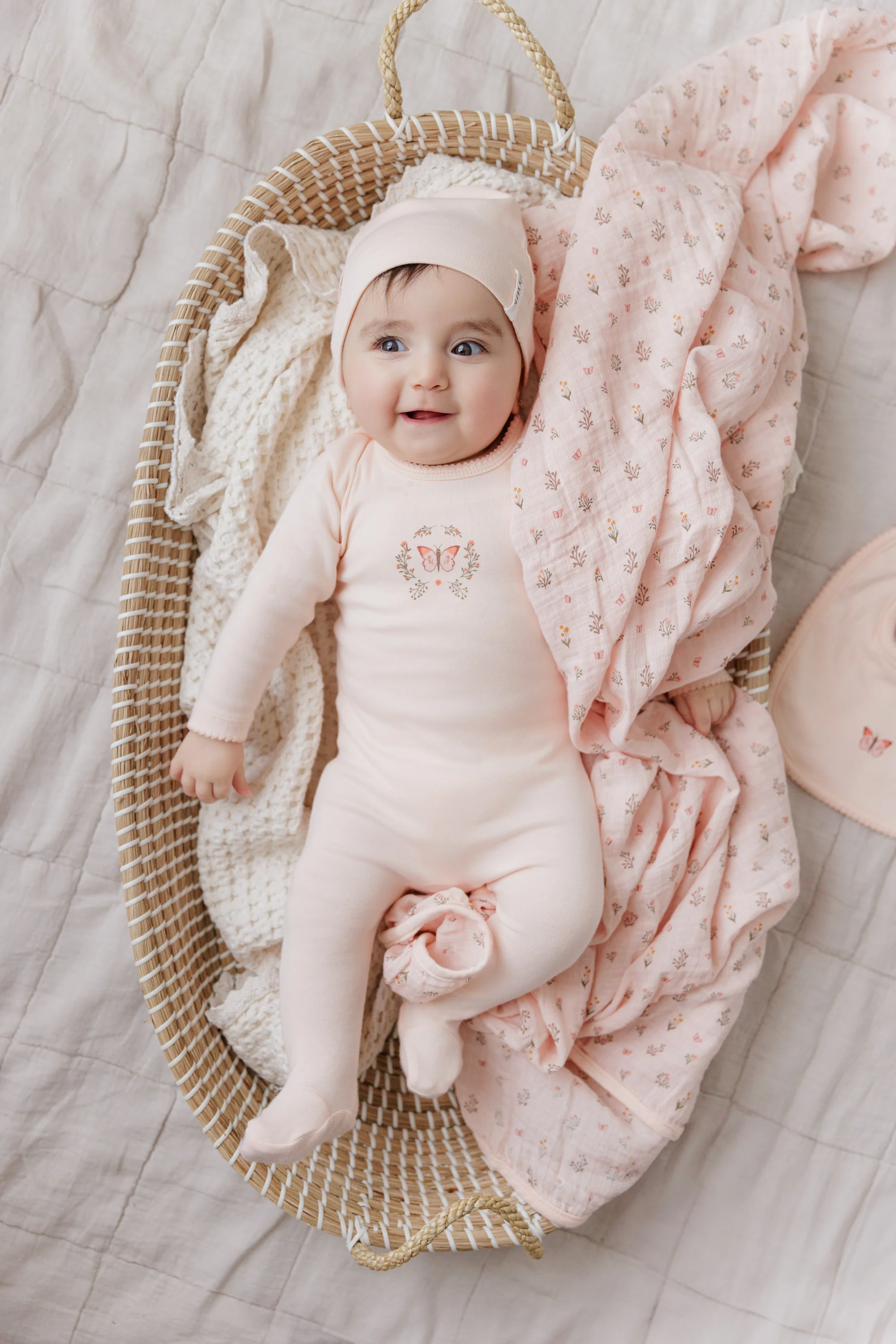 Garden Floral Print Collection - Muslin Swaddle - Image 7