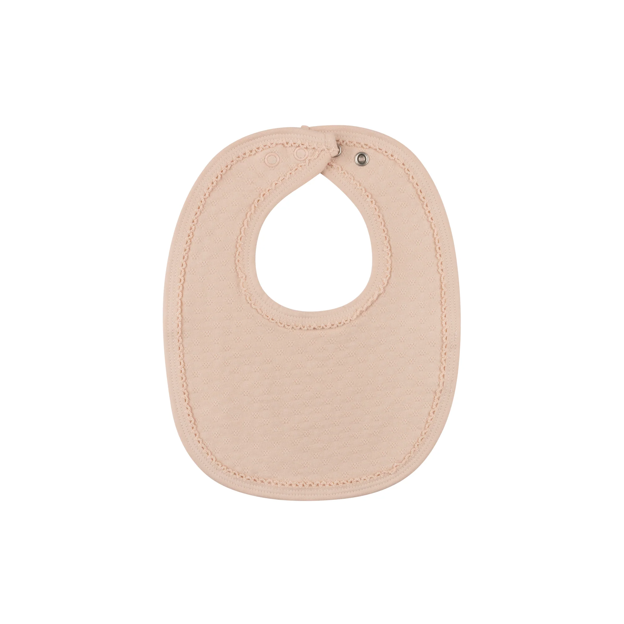 Heart and Star Button Pointelle Collection - Bib - Image 5