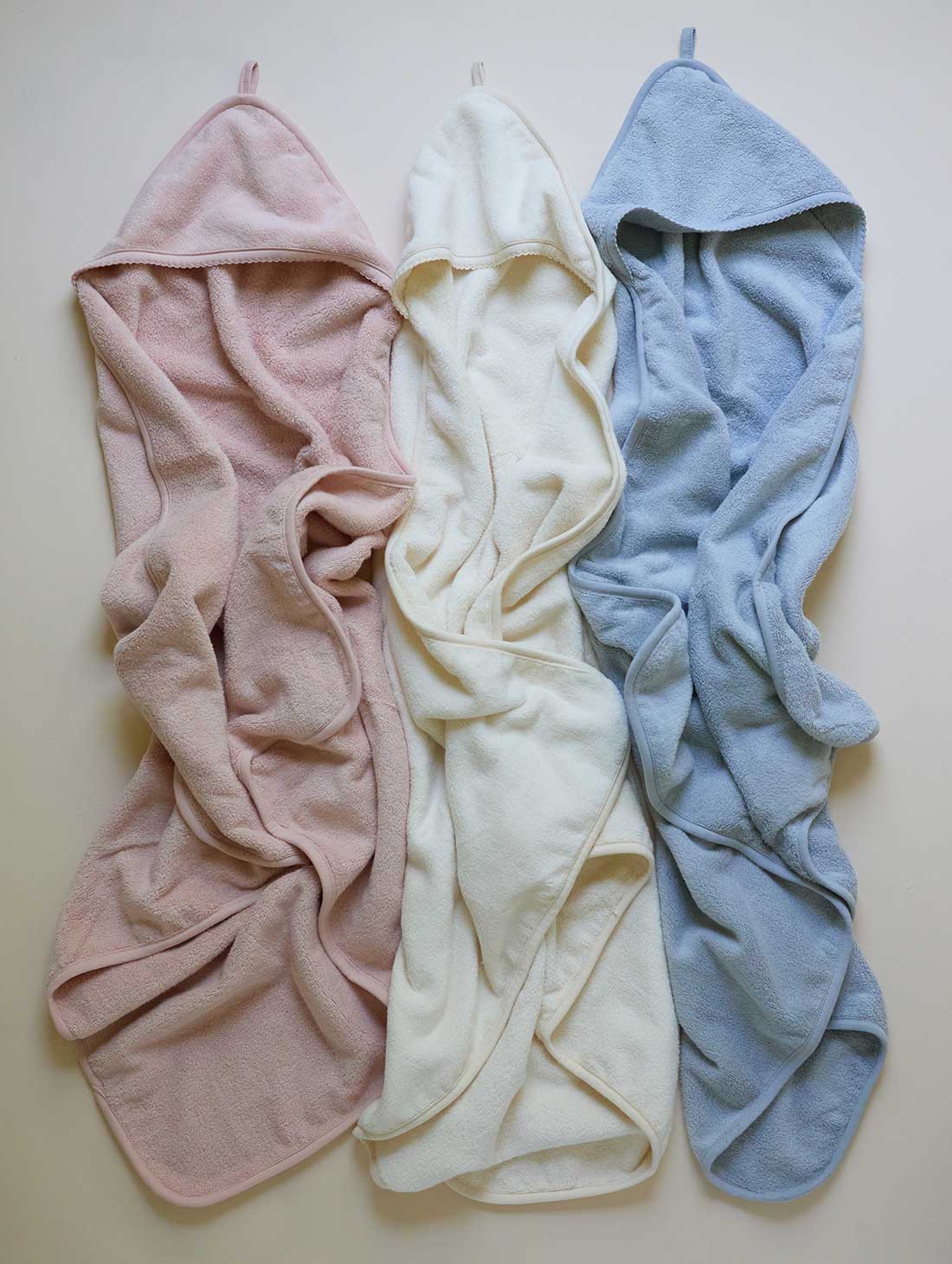 Cream Hooded Towel & Washcloth - Image 10