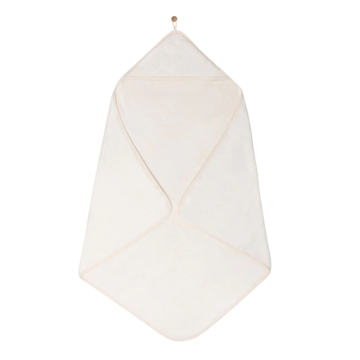 Cream Hooded Towel & Washcloth - Image 7