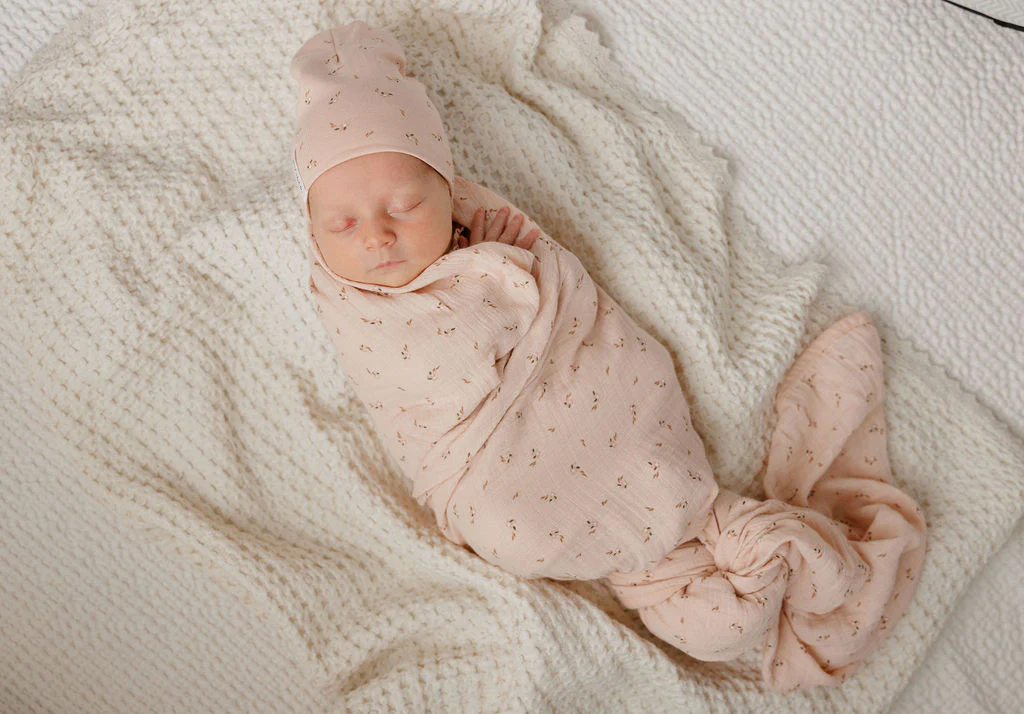 Cotton - Printed Floral-Beanie - Image 4