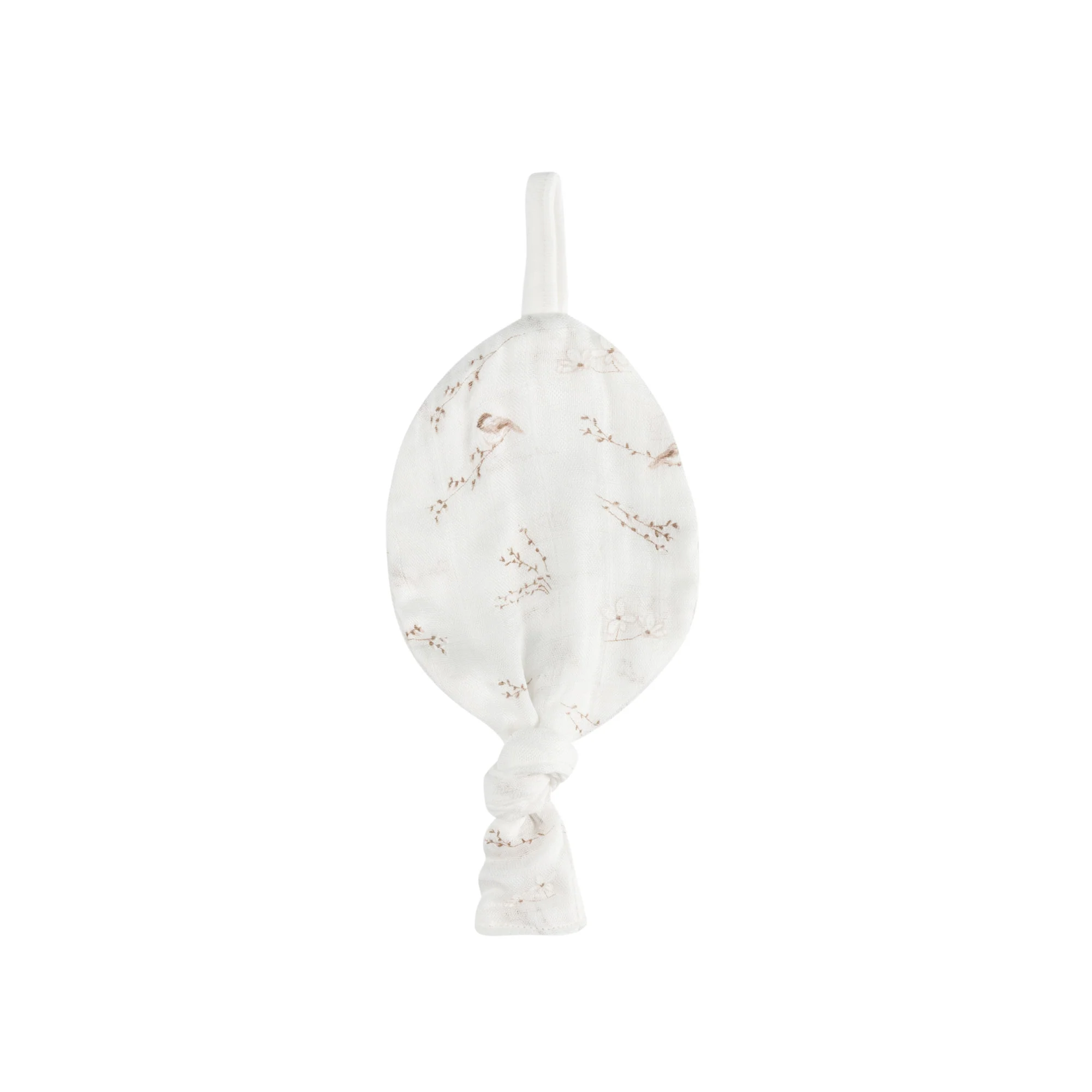 Jersey Cotton - Vintage Birds Collection - Bamboo Muslin Paci Lovey - Image 3