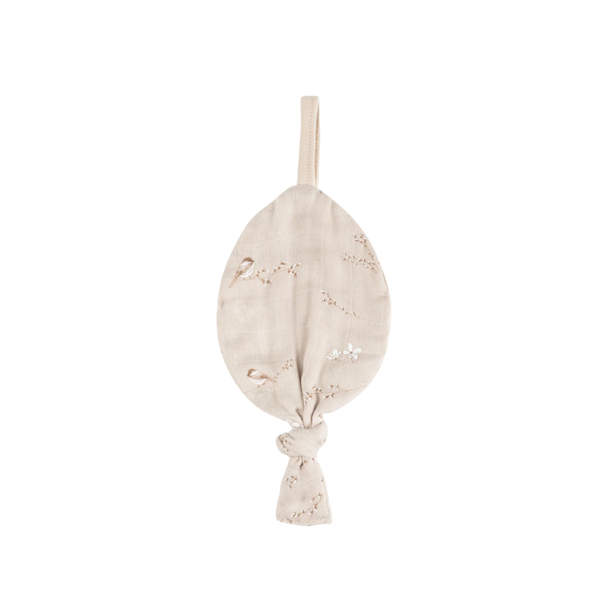 Jersey Cotton - Vintage Birds Collection - Bamboo Muslin Paci Lovey - Image 4