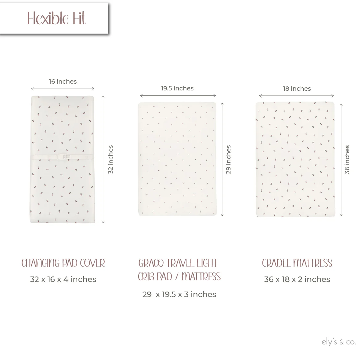Waterproof Changing Pad Cover | Cradle Sheet Set - Image 3