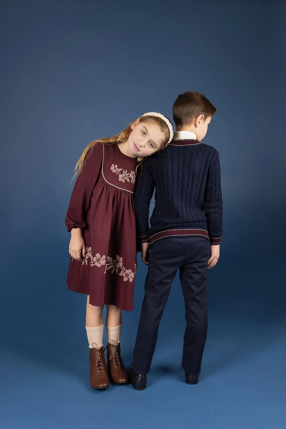 Stitch Embroidered Wool Collection - Romper - Image 6
